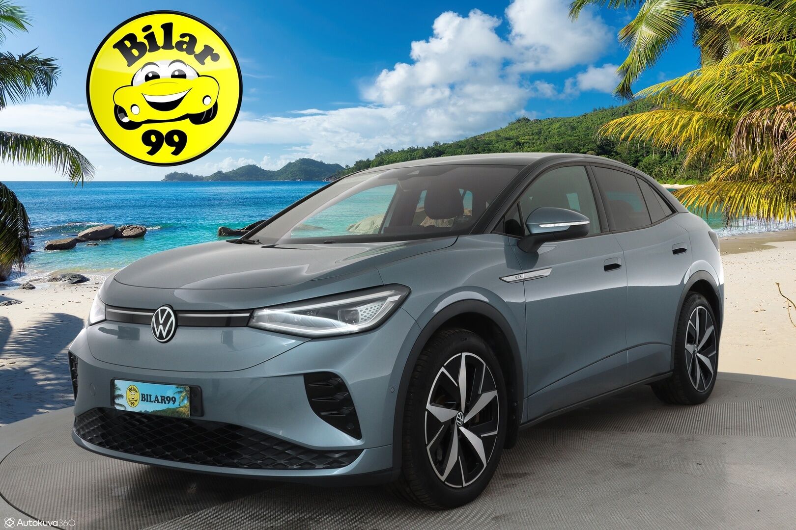 VOLKSWAGEN ID.5 2022 GTX Dual Motor 82kWh **Lämpöpumppu / Matrix LED / Adapt.vakkari / Koukku / P.kamera / Apple&Androi / Keyless** - 3,99 % KORKOTARJOUS TÄHÄN AUTOON - Merkkihuollettu / Kahdet renkaat vanteilla