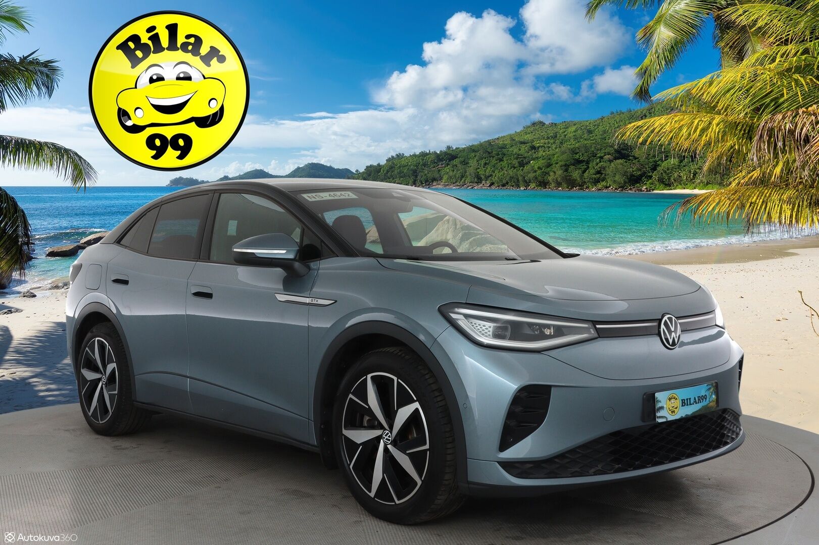 VOLKSWAGEN ID.5 2022 GTX Dual Motor 82kWh **Lämpöpumppu / Matrix LED / Adapt.vakkari / Koukku / P.kamera / Apple&Androi / Keyless** - 3,99 % KORKOTARJOUS TÄHÄN AUTOON - Merkkihuollettu / Kahdet renkaat vanteilla