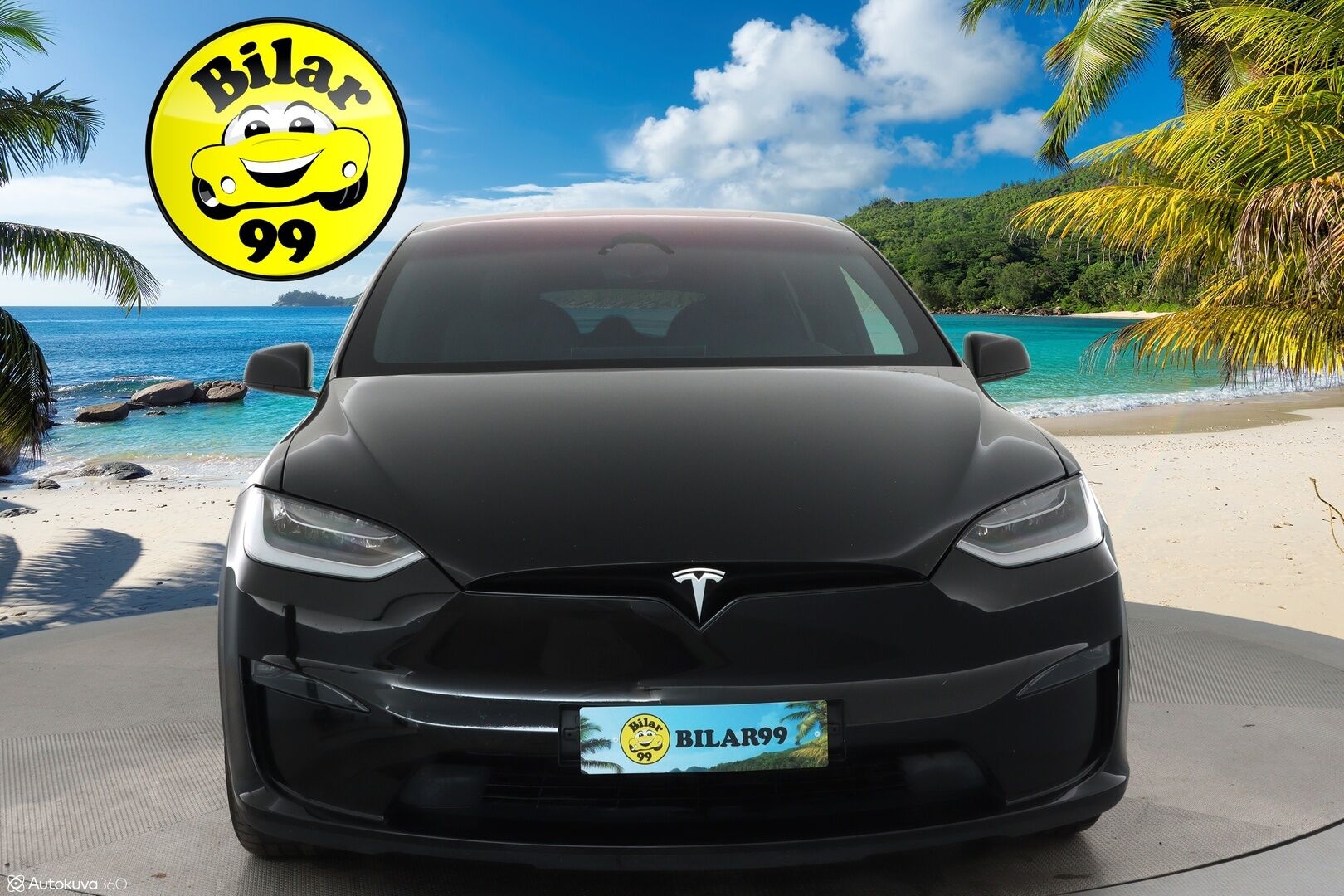TESLA MODEL X 2023 Long Range AWD ** Lämpöpumppu / Koukku / Lasikatto / Adapt.Vakkari / Muistipenkki / P.Kamera / LED-valot / Navi ** - 2,99 % KORKOTARJOUS TÄHÄN AUTOON - 2x Latauskaapelit / Kahdet Renkaat