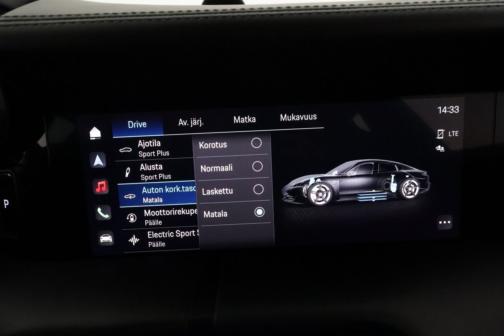 PORSCHE TAYCAN 2021 Turbo 680HV ** Sport Design / Sport Chrono / 18-suunt. ist. / Matrix PDLS+ / PSCB / InnoDrive / Bose / 360-kam. ** - 2,99 % KORKOTARJOUS TÄHÄN AUTOON - Akku kuntotarkastettu / Huippuvarusteet! / Upea kokonaisuus / Alcantara-katto