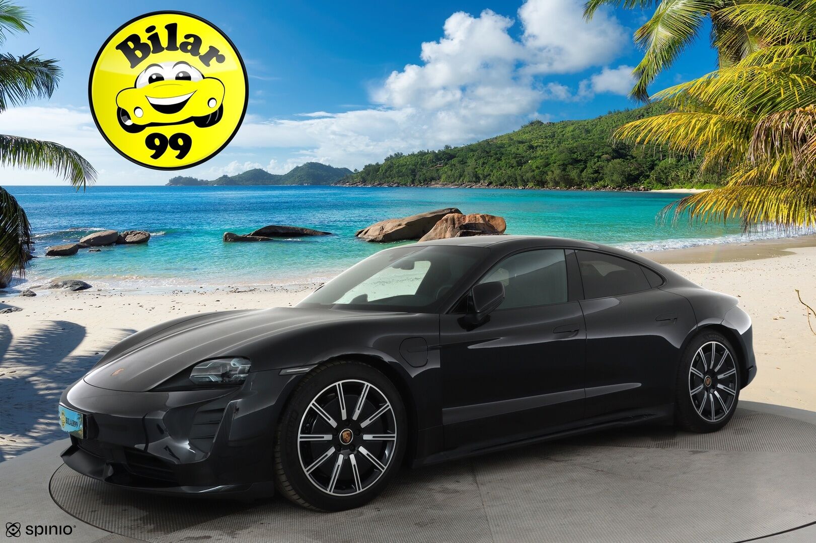 PORSCHE TAYCAN 2021 Turbo 680HV ** Sport Design / Sport Chrono / 18-suunt. ist. / Matrix PDLS+ / PSCB / InnoDrive / Bose / 360-kam. ** - 2,99 % KORKOTARJOUS TÄHÄN AUTOON - Akku kuntotarkastettu / Huippuvarusteet! / Upea kokonaisuus / Alcantara-katto