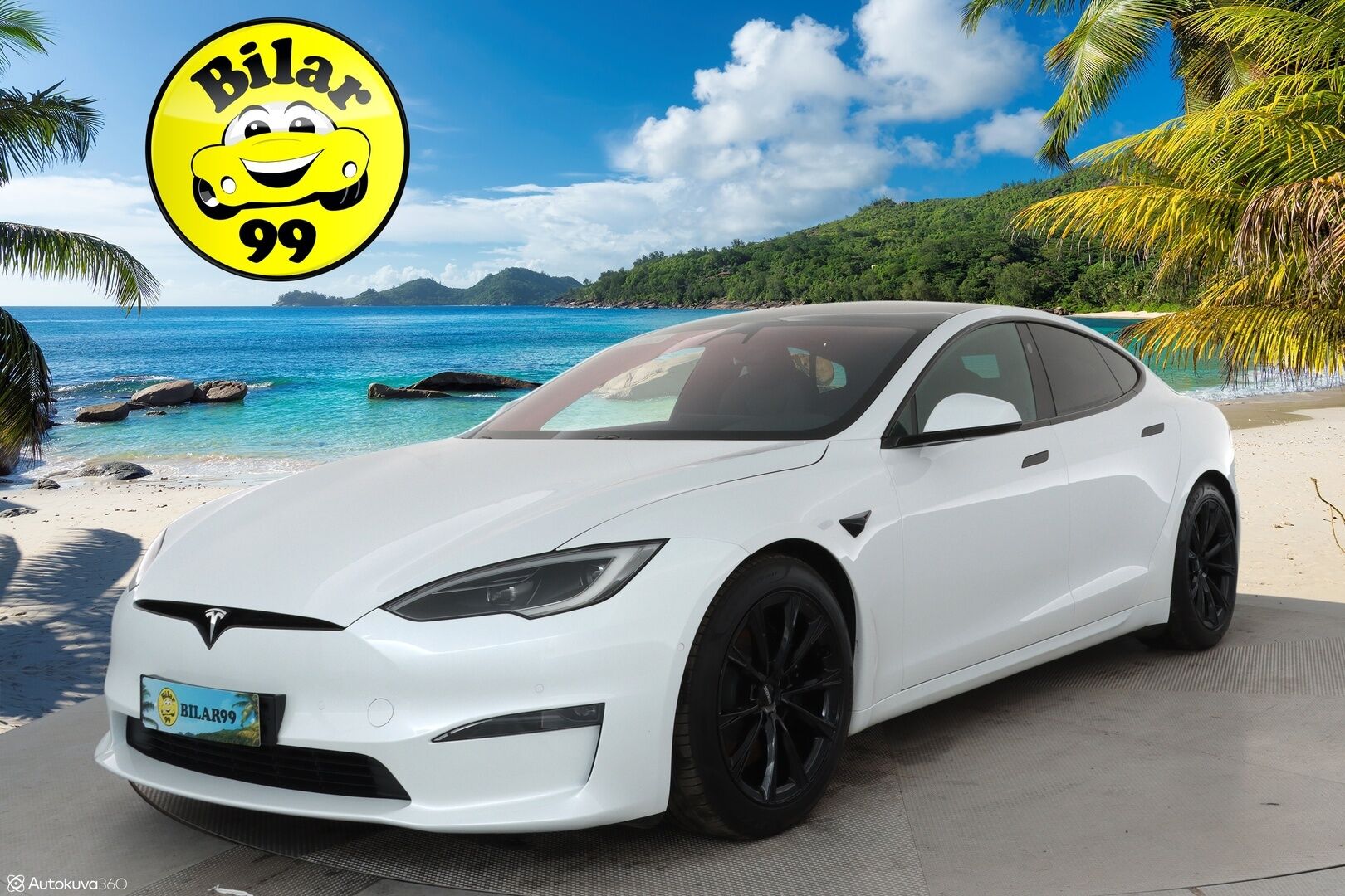 TESLA MODEL S 2023 Long Range ** Lasikatto / Lämpöpumppu / Adapt.Vakkari / Matrix-LED / P.Kamera / Ilmastoitu Muistipenkki / Navi ** - 2,99 % KORKOTARJOUS TÄHÄN AUTOON - 2x Latauskaapelit / Kahdet Renkaat