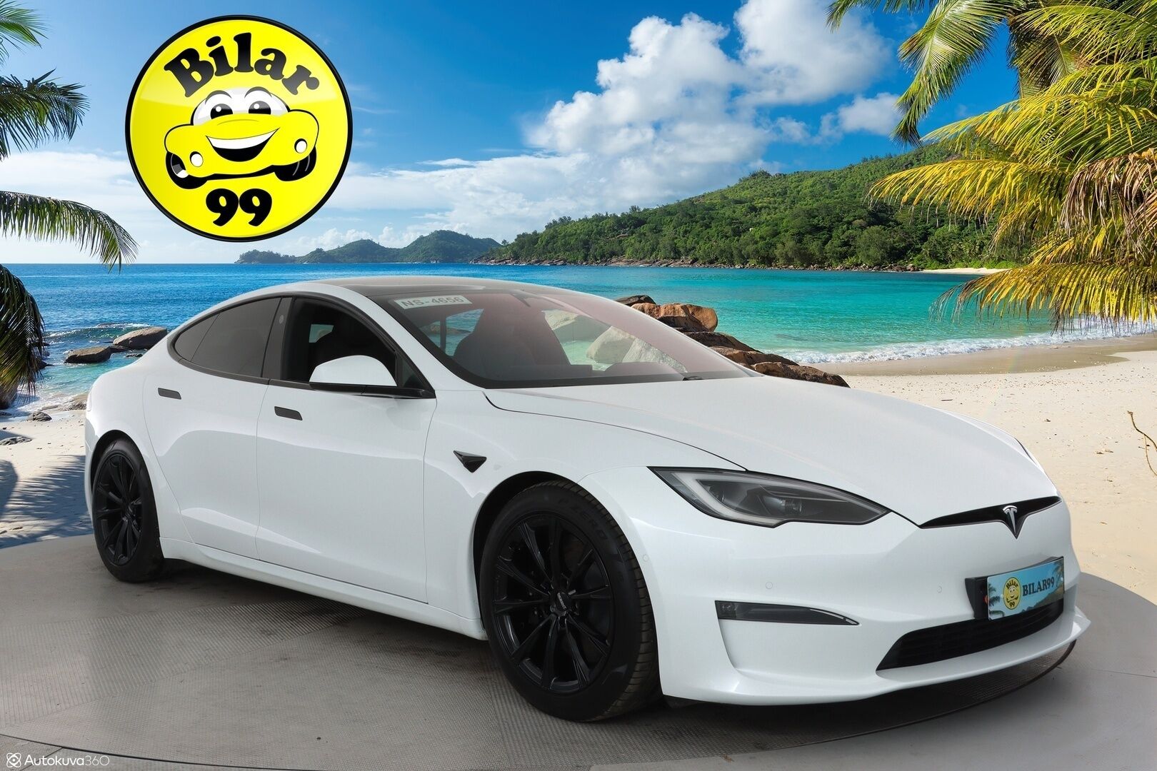 TESLA MODEL S 2023 Long Range ** Lasikatto / Lämpöpumppu / Adapt.Vakkari / Matrix-LED / P.Kamera / Ilmastoitu Muistipenkki / Navi ** - 2,99 % KORKOTARJOUS TÄHÄN AUTOON - 2x Latauskaapelit / Kahdet Renkaat
