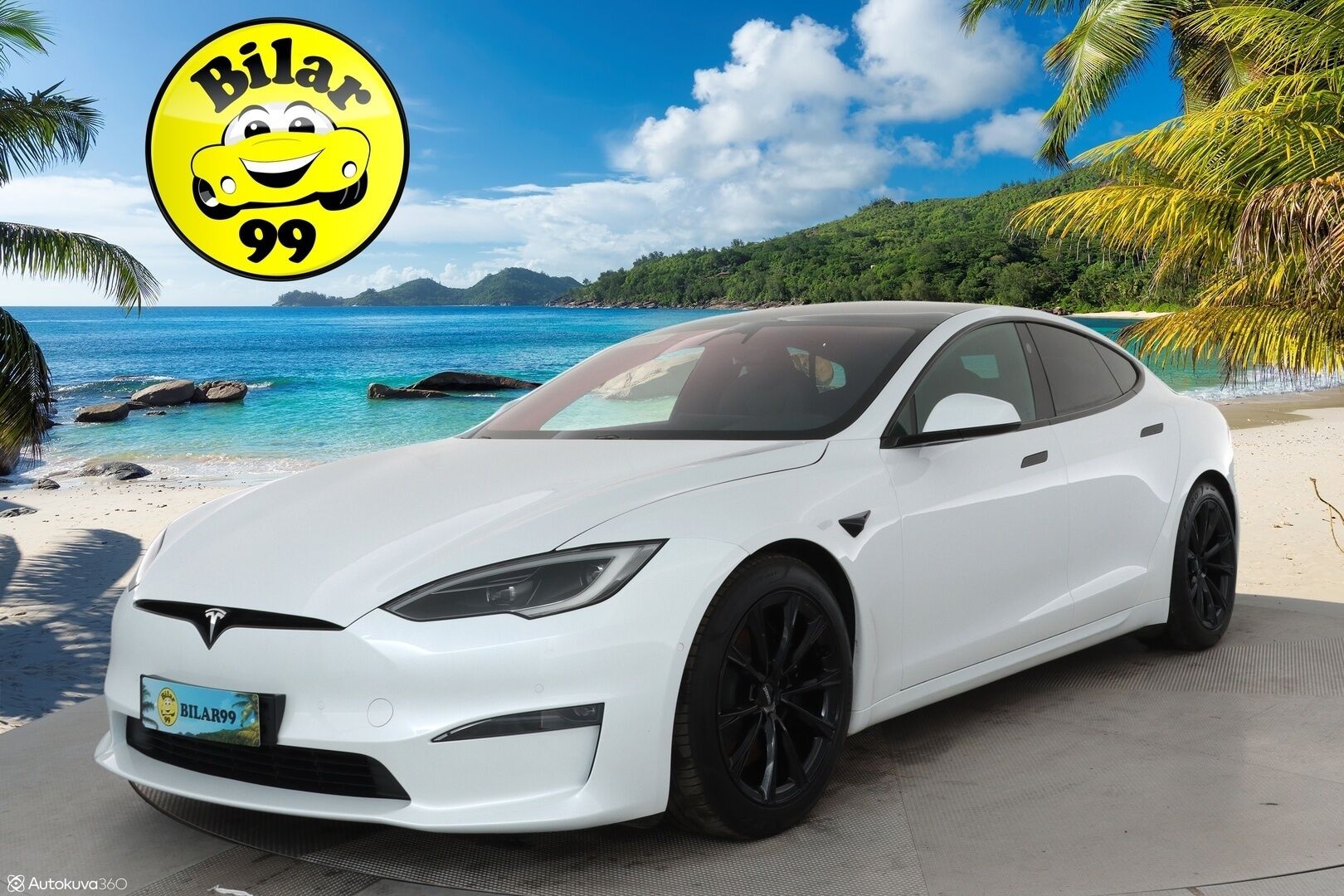 TESLA MODEL S 2023 Long Range ** Lasikatto / Lämpöpumppu / Adapt.Vakkari / Matrix-LED / P.Kamera / Ilmastoitu Muistipenkki / Navi ** - 2,99 % KORKOTARJOUS TÄHÄN AUTOON - 2x Latauskaapelit / Kahdet Renkaat
