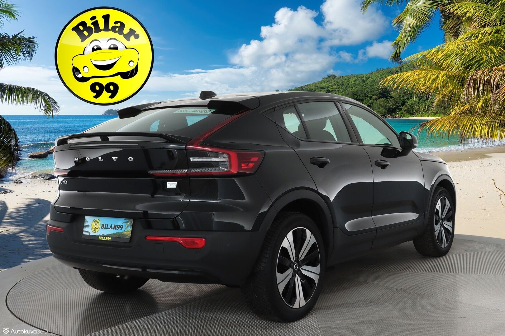 Volvo C40 2022 Recharge Twin ** 360° / Lämpöpumppu / Adapt.Vakkari / Pixel-LED / Harman/Kardon / Sporttipenkki Muistilla / Navi ** - 3,99 % KORKOTARJOUS TÄHÄN AUTOON - Akku kuntotarkatettu