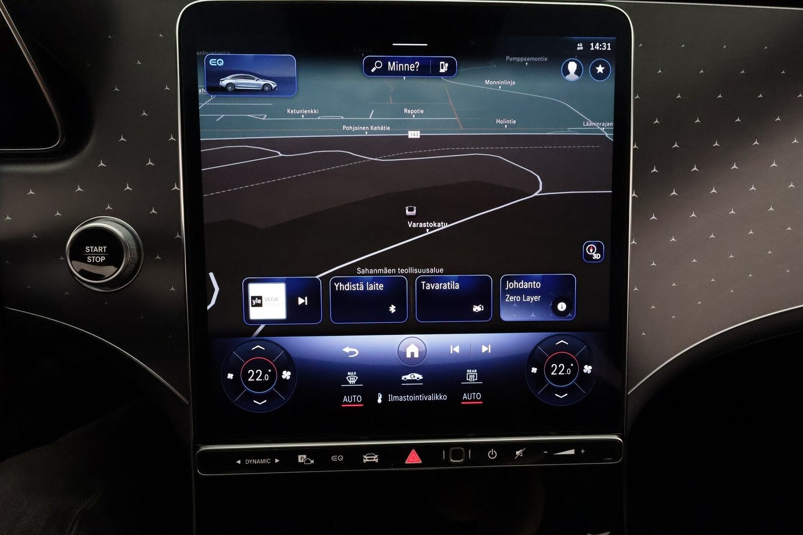 MERCEDES-BENZ EQE 2022 350+ Avantgarde *360° / Koukku / ACC / Digital Light / Burmester / Muistipenkit / Navi / Kaistavahti* - 3,99 % KORKOTARJOUS TÄHÄN AUTOON - Merkkihuollettu / Viimeisin huolto 69tkm / Kahdet MB alumiinivanteet / Supervarusteet