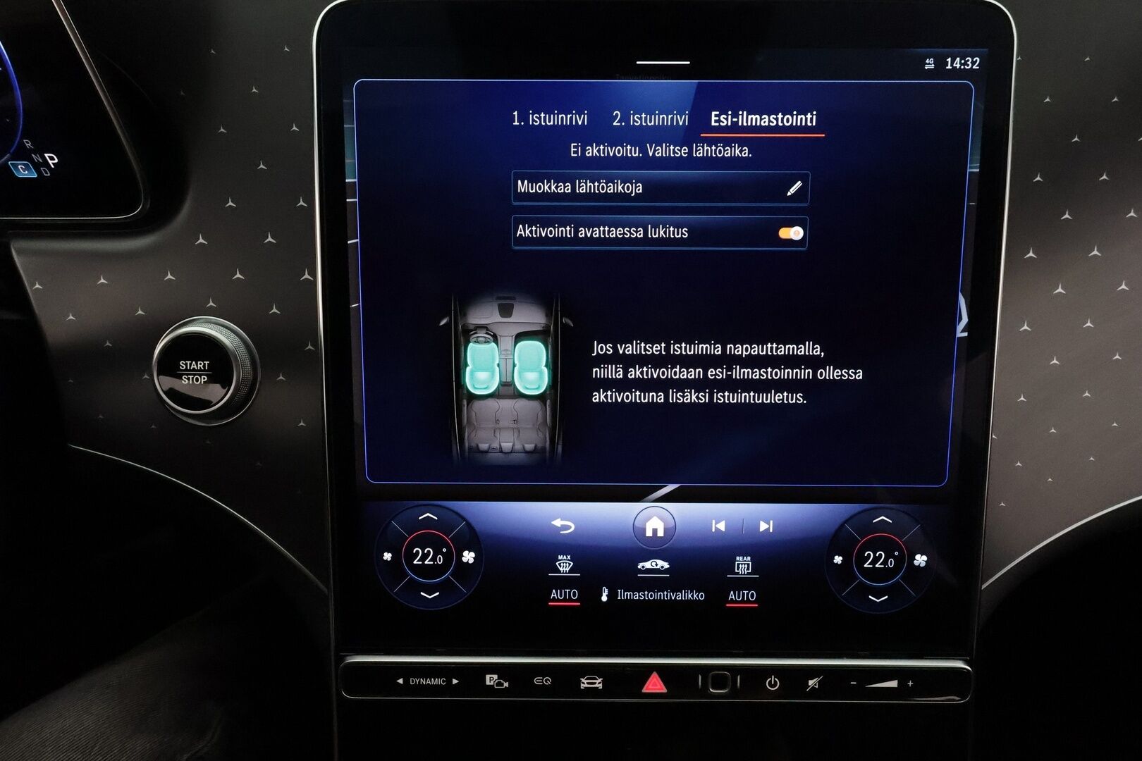 MERCEDES-BENZ EQE 2022 350+ Avantgarde *360° / Koukku / ACC / Digital Light / Burmester / Muistipenkit / Navi / Kaistavahti* - 3,99 % KORKOTARJOUS TÄHÄN AUTOON - Merkkihuollettu / Viimeisin huolto 69tkm / Kahdet MB alumiinivanteet / Supervarusteet