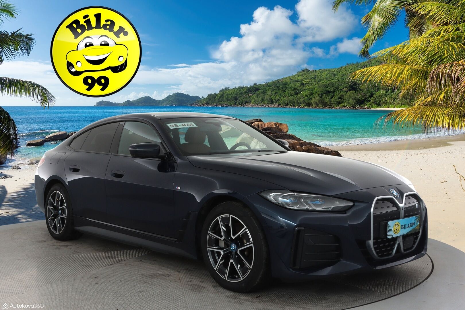BMW I4 2023 Gran Coupe 40 eDrive M-Sport ** HUD / 360° Kamera / Adapt.Vakkari / Laser-LED / HiFi / Sporttipenkki Muistilla ** - 3,99 % KORKOTARJOUS TÄHÄN AUTOON - Akku kuntotarkastettu / 2x Latauskaapelit / Kahdet Renkaat / 