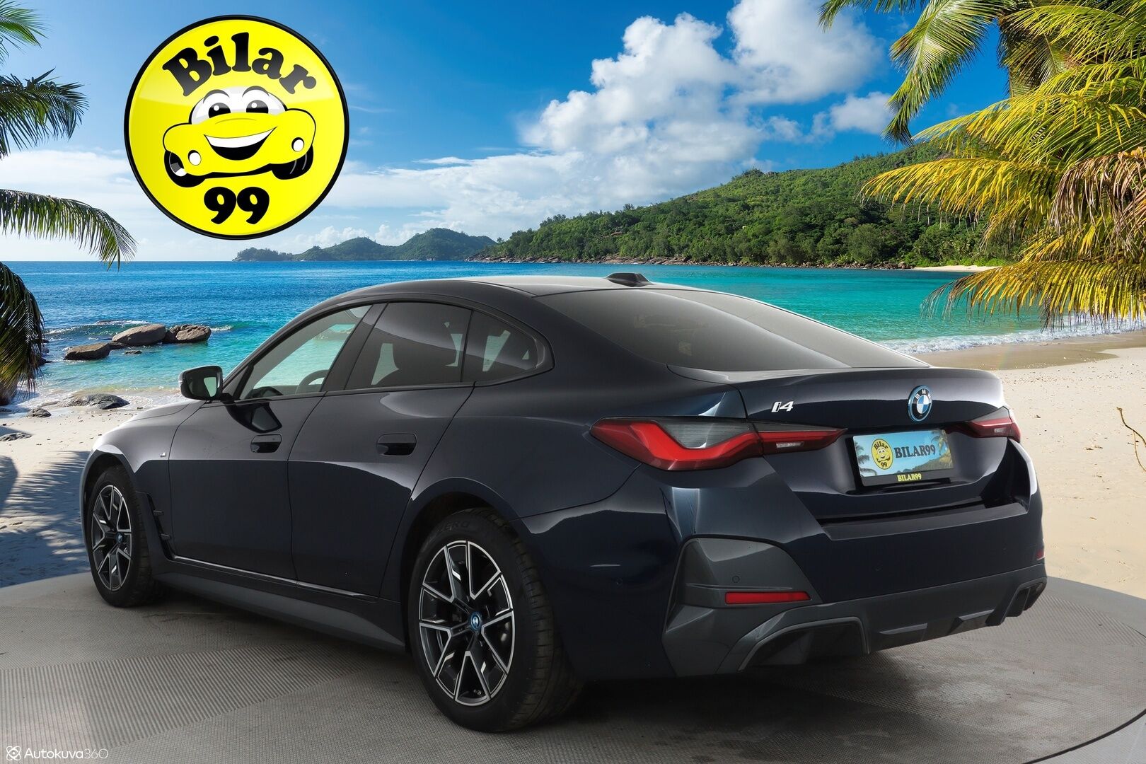 BMW I4 2023 Gran Coupe 40 eDrive M-Sport ** HUD / 360° Kamera / Adapt.Vakkari / Laser-LED / HiFi / Sporttipenkki Muistilla ** - 3,99 % KORKOTARJOUS TÄHÄN AUTOON - Akku kuntotarkastettu / 2x Latauskaapelit / Kahdet Renkaat / 