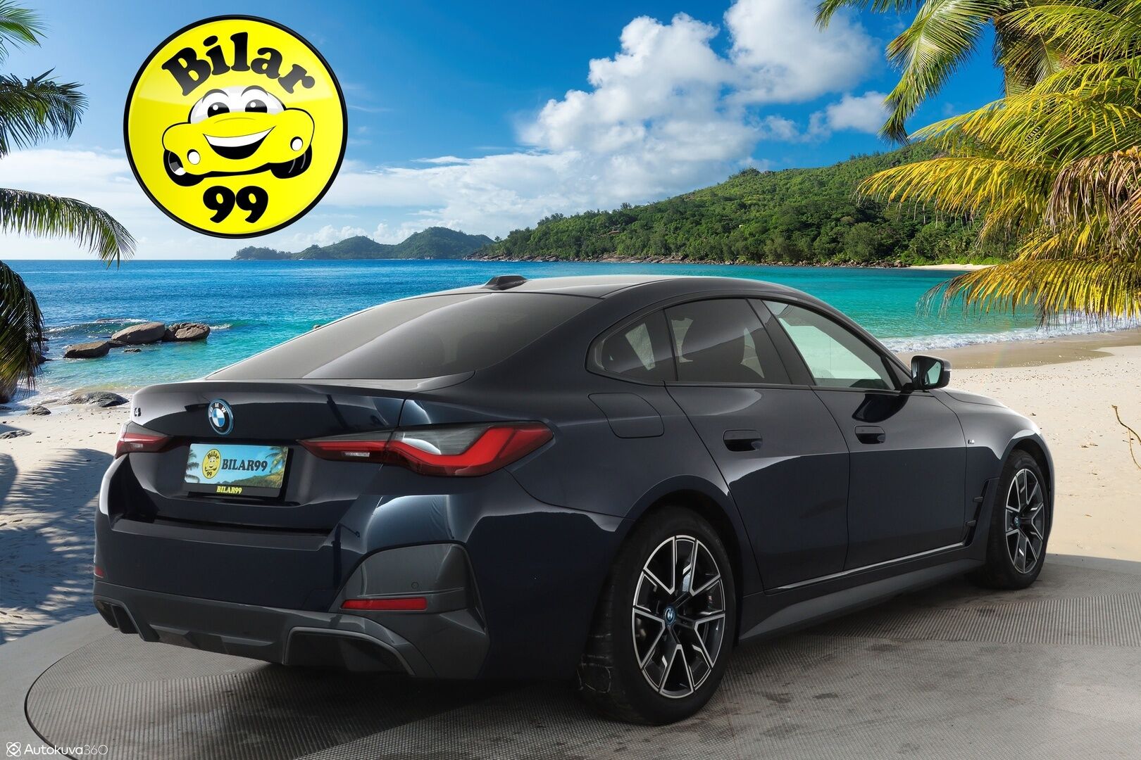 BMW I4 2023 Gran Coupe 40 eDrive M-Sport ** HUD / 360° Kamera / Adapt.Vakkari / Laser-LED / HiFi / Sporttipenkki Muistilla ** - 3,99 % KORKOTARJOUS TÄHÄN AUTOON - Akku kuntotarkastettu / 2x Latauskaapelit / Kahdet Renkaat / 