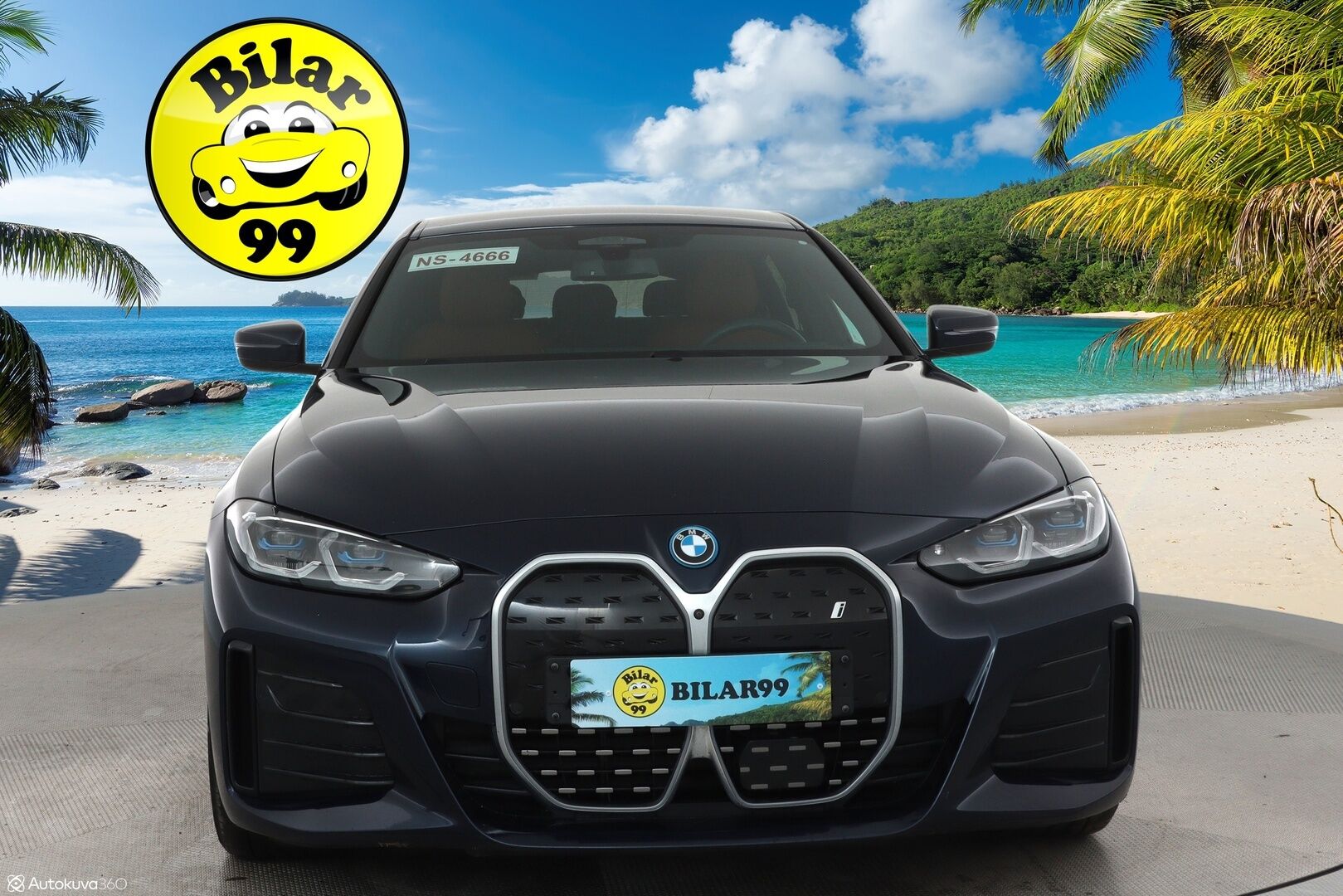 BMW I4 2023 Gran Coupe 40 eDrive M-Sport ** HUD / 360° Kamera / Adapt.Vakkari / Laser-LED / HiFi / Sporttipenkki Muistilla ** - 3,99 % KORKOTARJOUS TÄHÄN AUTOON - Akku kuntotarkastettu / 2x Latauskaapelit / Kahdet Renkaat / 
