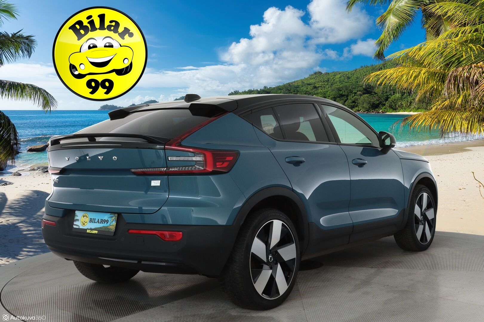 Volvo C40 2022 Recharge Twin ** 360° / Lämpöpumppu / Koukku / Adapt.Vakkari / Pixel-LED / Harman/Kardon / Sporttipenkki Muistilla ** - 3,99 % KORKOTARJOUS TÄHÄN AUTOON - Akku kuntotarkastettu