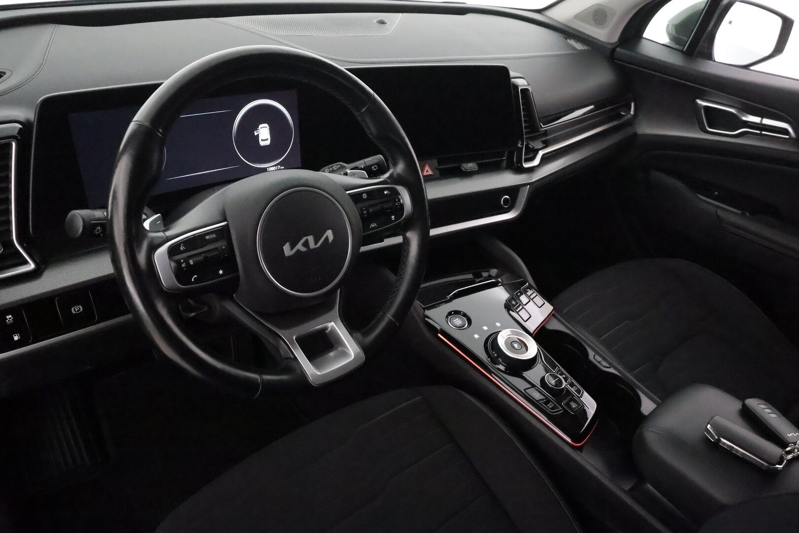 KIA SPORTAGE 2022 1,6 T-GDI AWD Plug-in Hybrid EX AT 265hv **360.kamera / Adapt.vakkari / Koukku / Sähköpenkit / KeylessGo** - Irroitettava vetokoukku / Peruutuskamera 360 / Navi / Osanahkaverhoilu *