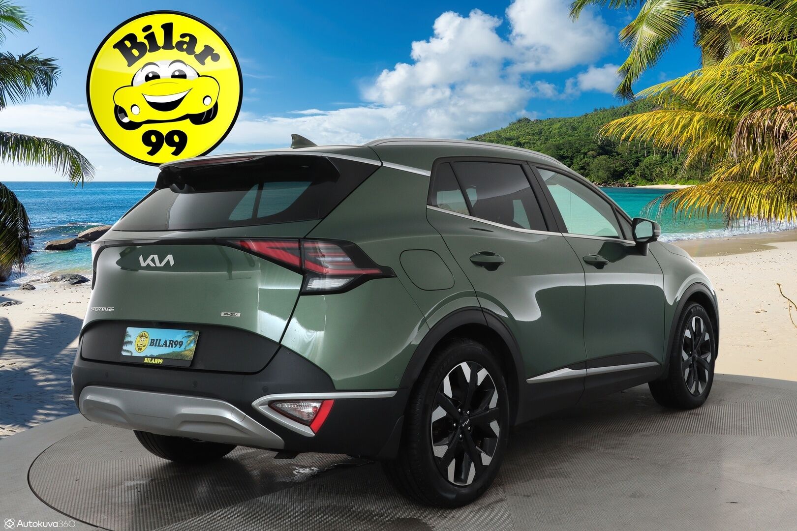 KIA SPORTAGE 2022 1,6 T-GDI AWD Plug-in Hybrid EX AT 265hv **360.kamera / Adapt.vakkari / Koukku / Sähköpenkit / KeylessGo** - Irroitettava vetokoukku / Peruutuskamera 360 / Navi / Osanahkaverhoilu *