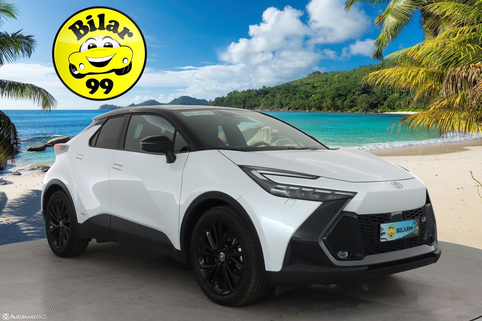 TOYOTA C-HR 2024 2,0 Hybrid AWD-i GR SPORT **HUD / JBL / Adapt.vakkari / P.kamera / Muistipenkki / Sporttipenkit / Navi / KeylessGo** - 3,99 % KORKOTARJOUS TÄHÄN AUTOON - * Uusikorinen C-HR kovilla varusteilla! / Kahdet renkaat vanteilla! *