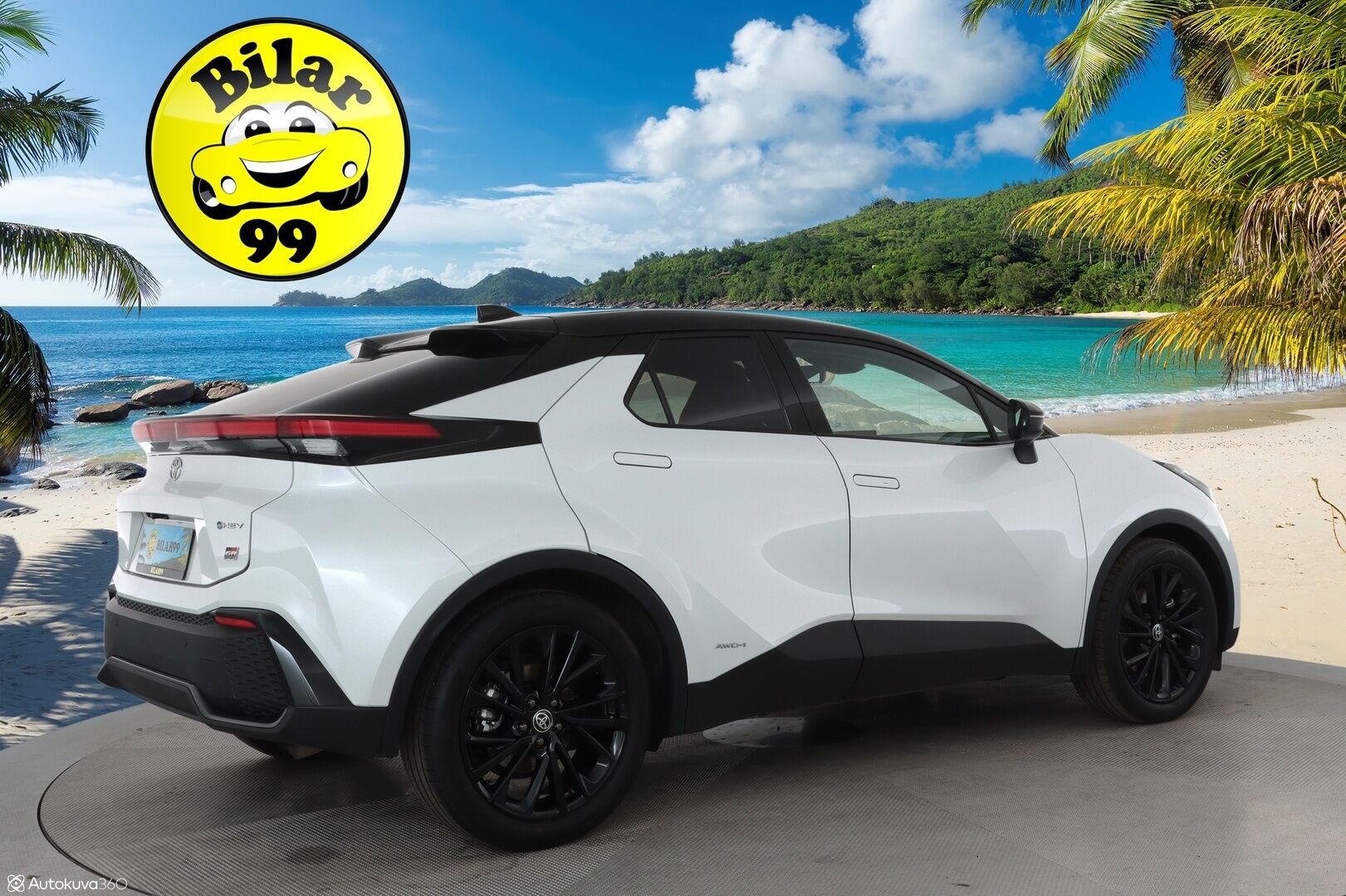 TOYOTA C-HR 2024 2,0 Hybrid AWD-i GR SPORT **HUD / JBL / Adapt.vakkari / P.kamera / Muistipenkki / Sporttipenkit / Navi / KeylessGo** - 3,99 % KORKOTARJOUS TÄHÄN AUTOON - * Uusikorinen C-HR kovilla varusteilla! / Kahdet renkaat vanteilla! *