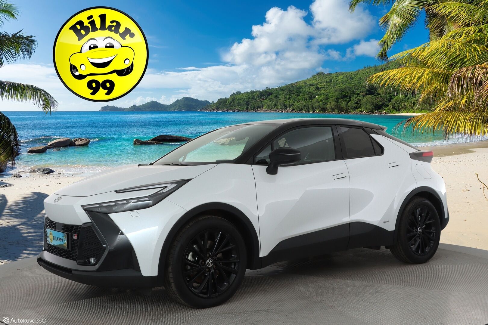 TOYOTA C-HR 2024 2,0 Hybrid AWD-i GR SPORT **HUD / JBL / Adapt.vakkari / P.kamera / Muistipenkki / Sporttipenkit / Navi / KeylessGo** - 3,99 % KORKOTARJOUS TÄHÄN AUTOON - * Uusikorinen C-HR kovilla varusteilla! / Kahdet renkaat vanteilla! *
