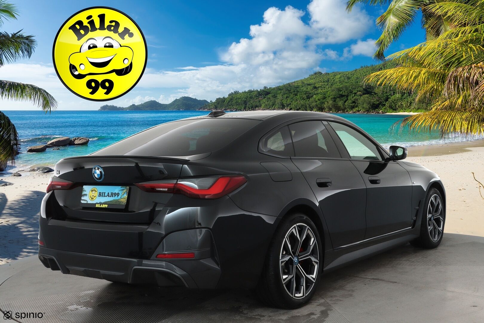 BMW I4 2024 eDrive40 M Sport **HUD / P.kamera / LED-valot / Harman/Kardon / Sporttipenkit / Navi / Kaistavahti / Comfort Access** - 3,99 % KORKOTARJOUS TÄHÄN AUTOON - Akku kuntotarkastettu / 2x Latauskaapelit