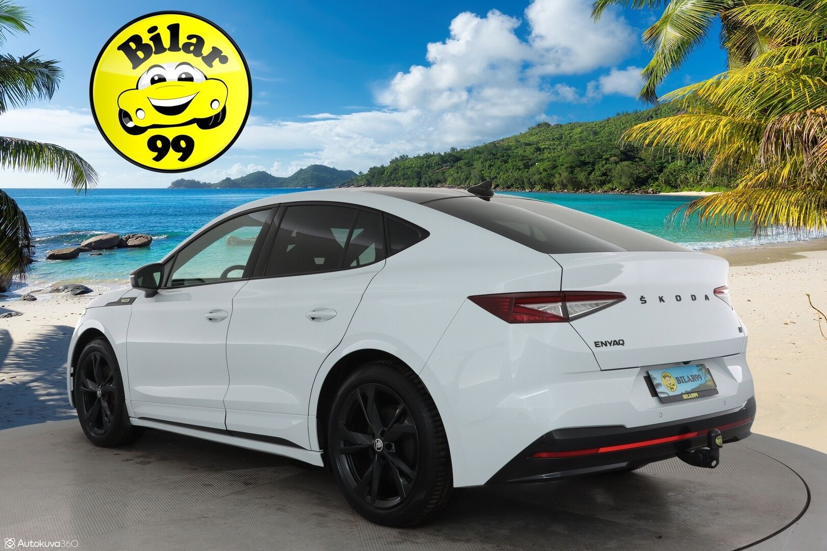 SKODA ENYAQ 2023 Coupe 80x 4X4 RS iV *Lämpöpumppu / Koukku / Lasikatto / Matrix-LED / ACC / Muistipenkki / Kamera* - 3,99 % KORKOTARJOUS TÄHÄN AUTOON - Kahdet Vanteet / Soh 94% / ALV