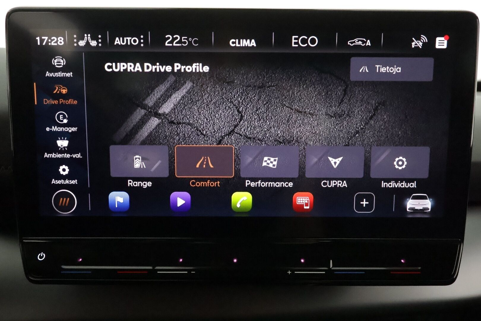 CUPRA BORN 2023 e-Boost 170kW ** HUD / Lämpöpumppu / Adapt.Vakkari / P.Kamera / LED-valot / Hierovat Sporttipenkit / Navi ** - Akku kuntotarkastettu / Kahdet Renkaat 