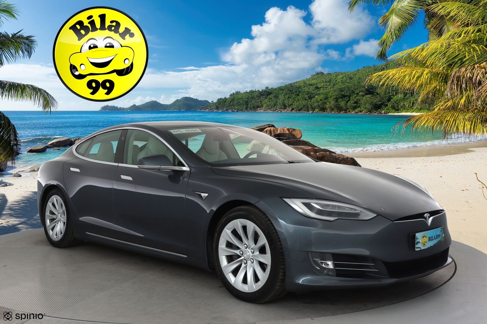 TESLA MODEL S 2019 100D AWD **Lasikatto / P.kamera / LED-valot / Ilma-alusta / Nahkaverhoilu / Navi / Kaistavahti / KeylessGO** - 3,99 % KORKOTARJOUS TÄHÄN AUTOON - 2x Latauskaapelit / Kahdet Renkaat
