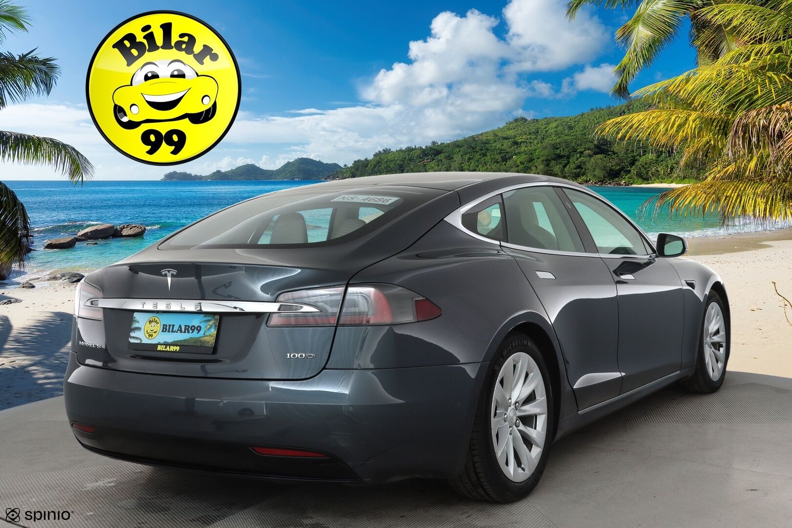 TESLA MODEL S 2019 100D AWD **Lasikatto / P.kamera / LED-valot / Ilma-alusta / Nahkaverhoilu / Navi / Kaistavahti / KeylessGO** - 3,99 % KORKOTARJOUS TÄHÄN AUTOON - 2x Latauskaapelit / Kahdet Renkaat