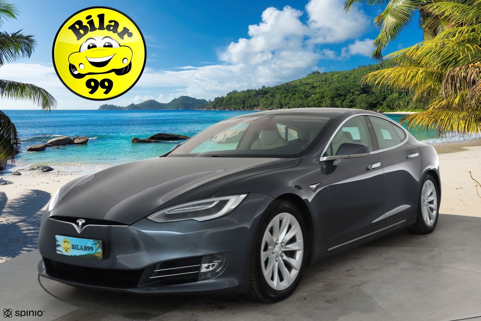 TESLA MODEL S 2019 100D AWD **Lasikatto / P.kamera / LED-valot / Ilma-alusta / Nahkaverhoilu / Navi / Kaistavahti / KeylessGO** - 3,99 % KORKOTARJOUS TÄHÄN AUTOON - 2x Latauskaapelit / Kahdet Renkaat