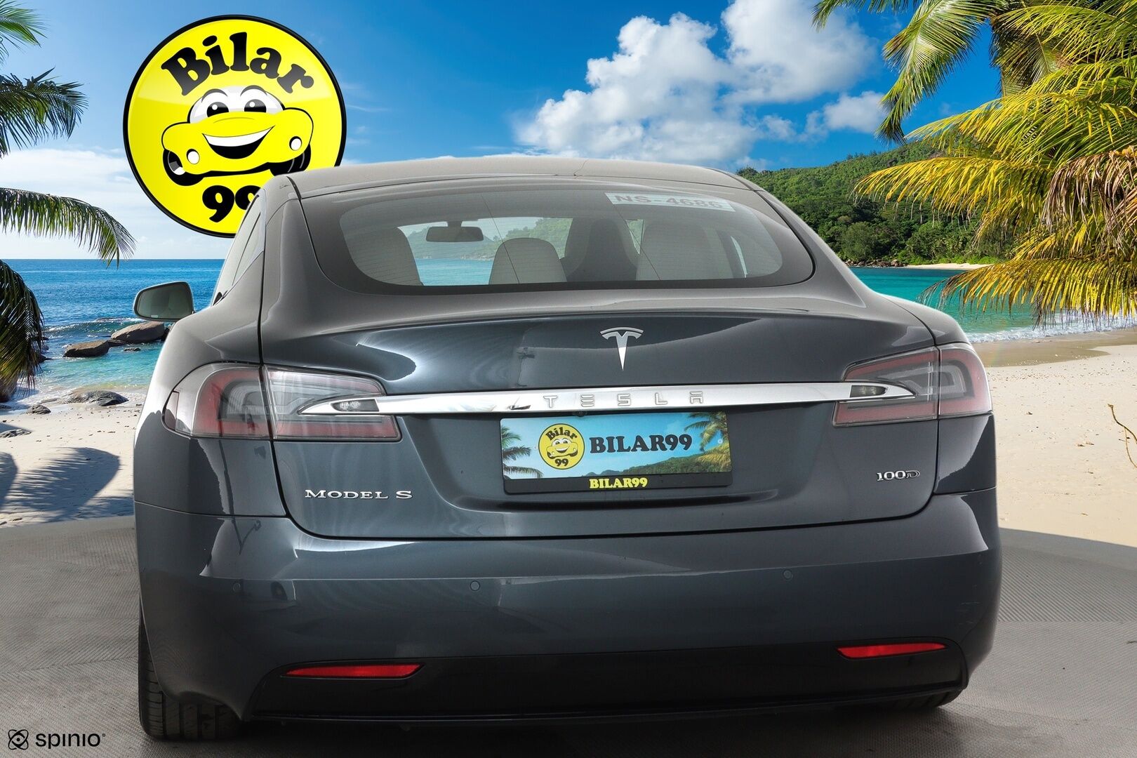 TESLA MODEL S 2019 100D AWD **Lasikatto / P.kamera / LED-valot / Ilma-alusta / Nahkaverhoilu / Navi / Kaistavahti / KeylessGO** - 3,99 % KORKOTARJOUS TÄHÄN AUTOON - 2x Latauskaapelit / Kahdet Renkaat
