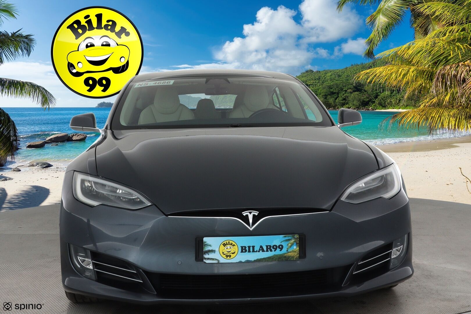 TESLA MODEL S 2019 100D AWD **Lasikatto / P.kamera / LED-valot / Ilma-alusta / Nahkaverhoilu / Navi / Kaistavahti / KeylessGO** - 3,99 % KORKOTARJOUS TÄHÄN AUTOON - 2x Latauskaapelit / Kahdet Renkaat