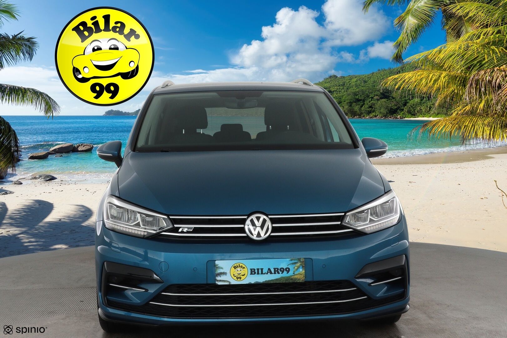 VOLKSWAGEN TOURAN 2019 R-Line 1,5 TSI EVO 110 kW DSG 7-Paik **Webasto / Koukku / Adapt.Vakkari / LED-valot / P.Kamera** - 3,99 % KORKOTARJOUS TÄHÄN AUTOON - Kahdet Renkaat