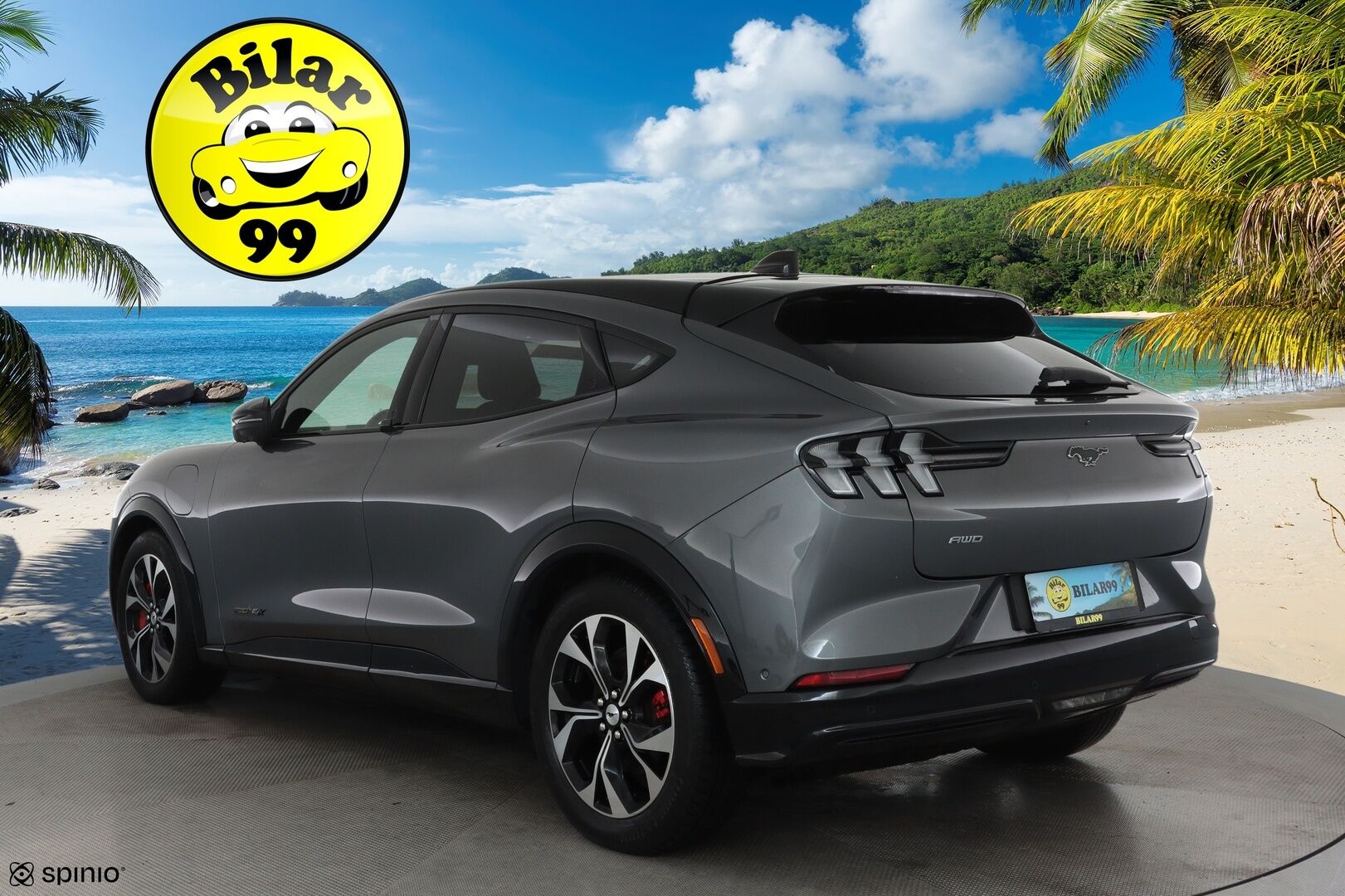 FORD MUSTANG MACH-E 2021 AWD *Lasikatto / Bang&Olufsen / ACC / LED-valot / 360° / Muistipenkki / Navi / Kaistavahti / Keyless* - 3,99 % KORKOTARJOUS TÄHÄN AUTOON - Akku kuntotarkastettu / ALV / Molemmat laturit / Merkkihuollettu / Seuraava huolto 2027
