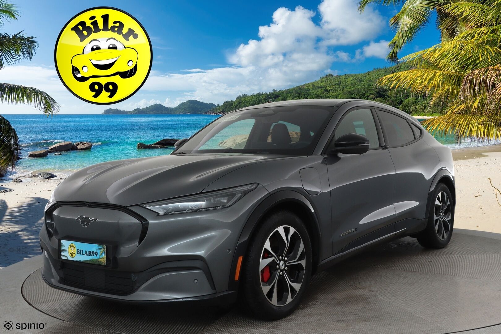 FORD MUSTANG MACH-E 2021 AWD *Lasikatto / Bang&Olufsen / ACC / LED-valot / 360° / Muistipenkki / Navi / Kaistavahti / Keyless* - 3,99 % KORKOTARJOUS TÄHÄN AUTOON - Akku kuntotarkastettu / ALV / Molemmat laturit / Merkkihuollettu / Seuraava huolto 2027