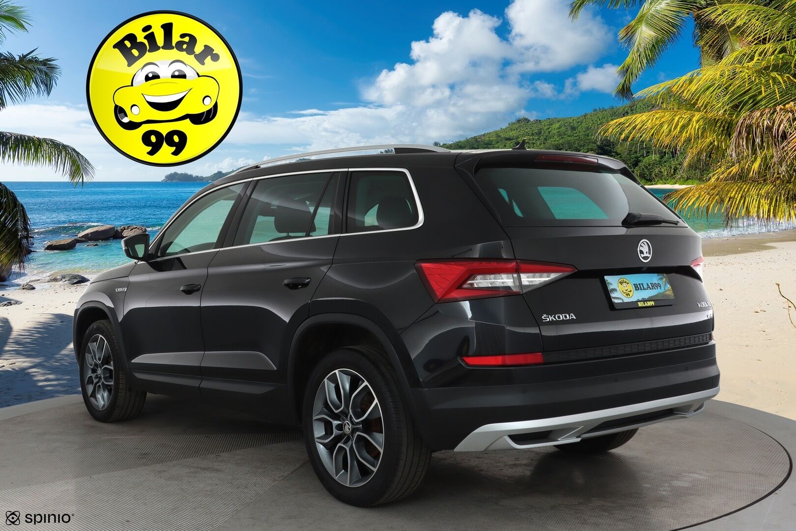 SKODA KODIAQ 2019 2,0 TSI 4x4 Scout DSG Autom. **Webasto / Canton / Koukku / P.kamera / Adapt.vakkari / KeylessGo** - 3,99 % KORKOTARJOUS TÄHÄN AUTOON - Merkkihuollettu