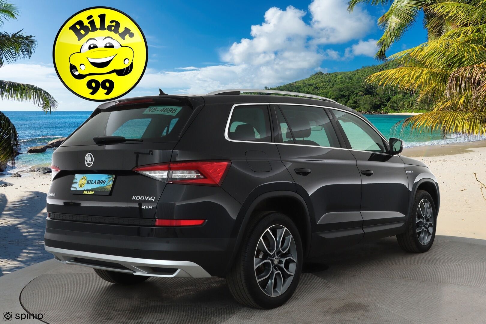 SKODA KODIAQ 2019 2,0 TSI 4x4 Scout DSG Autom. **Webasto / Canton / Koukku / P.kamera / Adapt.vakkari / KeylessGo** - 3,99 % KORKOTARJOUS TÄHÄN AUTOON - Merkkihuollettu