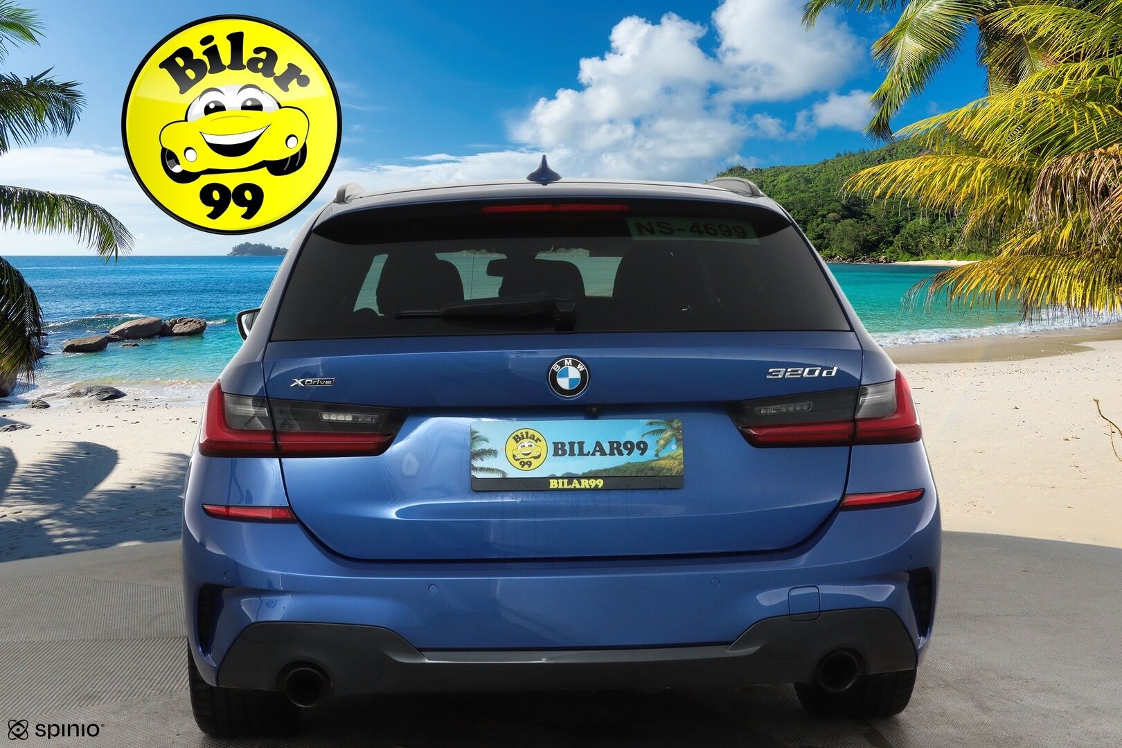 BMW 320 2022 G21 Touring xDrive M-Sport MHEV**Adapt.vakkari / Webasto / Koukku / Hifi / P.kamera / Sporttipenkit / Digimittaristo** - 3,99 % KORKOTARJOUS TÄHÄN AUTOON - Kahdet renkaat aluvanteilla / Merkkihuollettu / Puskurin alle taittuva vetokoukku