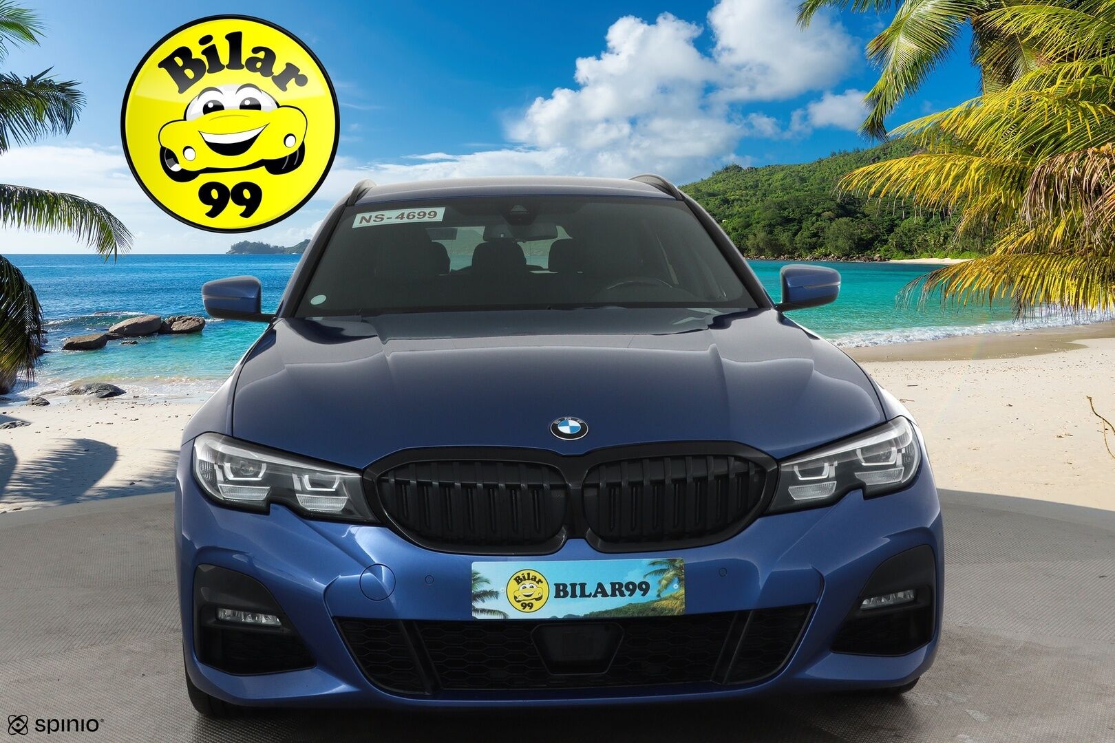 BMW 320 2022 G21 Touring xDrive M-Sport MHEV**Adapt.vakkari / Webasto / Koukku / Hifi / P.kamera / Sporttipenkit / Digimittaristo** - 3,99 % KORKOTARJOUS TÄHÄN AUTOON - Kahdet renkaat aluvanteilla / Merkkihuollettu / Puskurin alle taittuva vetokoukku