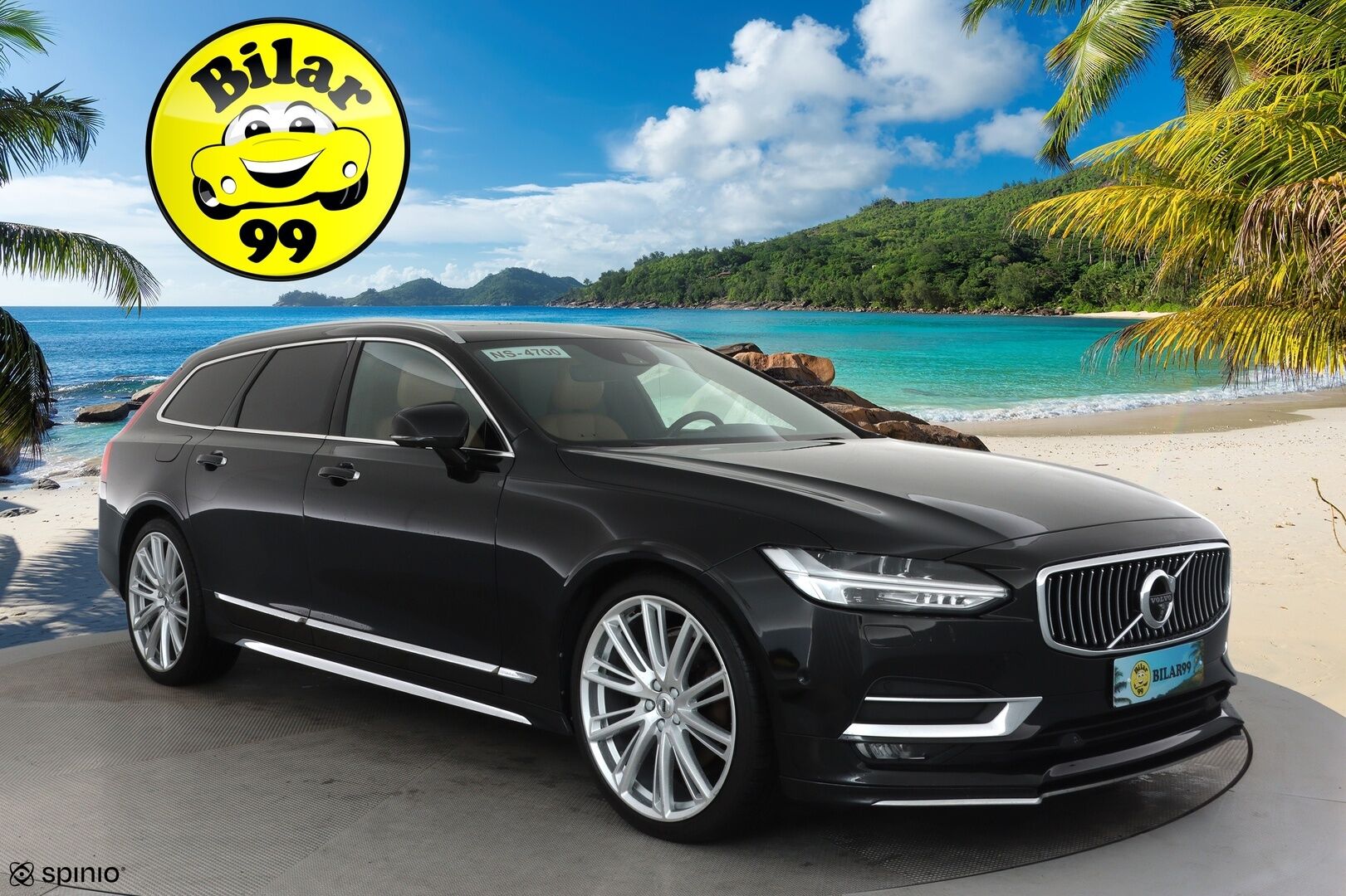 Volvo V90 2017 D5 AWD Inscription aut **Hierovat ja ilmastoidut penkit muistilla / Bowers & Wilkins / 360.kamera / Panorama / Koukku / Ruskeat nahat** - 3,99 % KORKOTARJOUS TÄHÄN AUTOON - KeylessGo / BLIS / Full LED / HUD