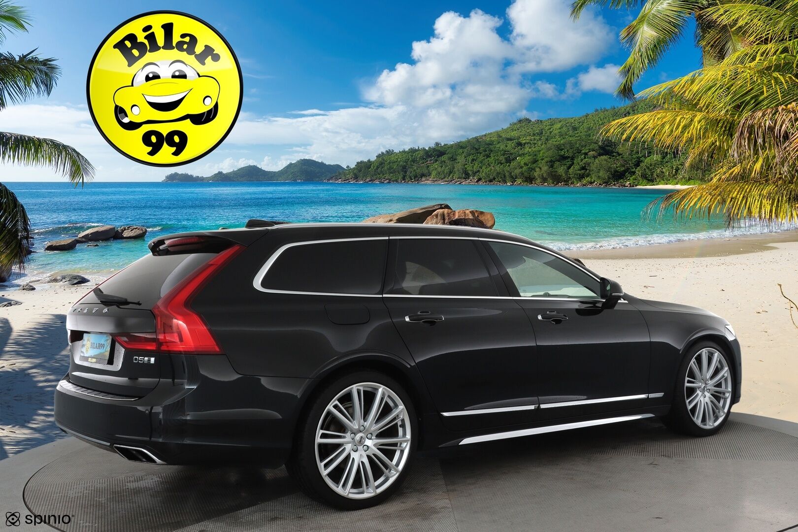Volvo V90 2017 D5 AWD Inscription aut **Hierovat ja ilmastoidut penkit muistilla / Bowers & Wilkins / 360.kamera / Panorama / Koukku / Ruskeat nahat** - 3,99 % KORKOTARJOUS TÄHÄN AUTOON - KeylessGo / BLIS / Full LED / HUD
