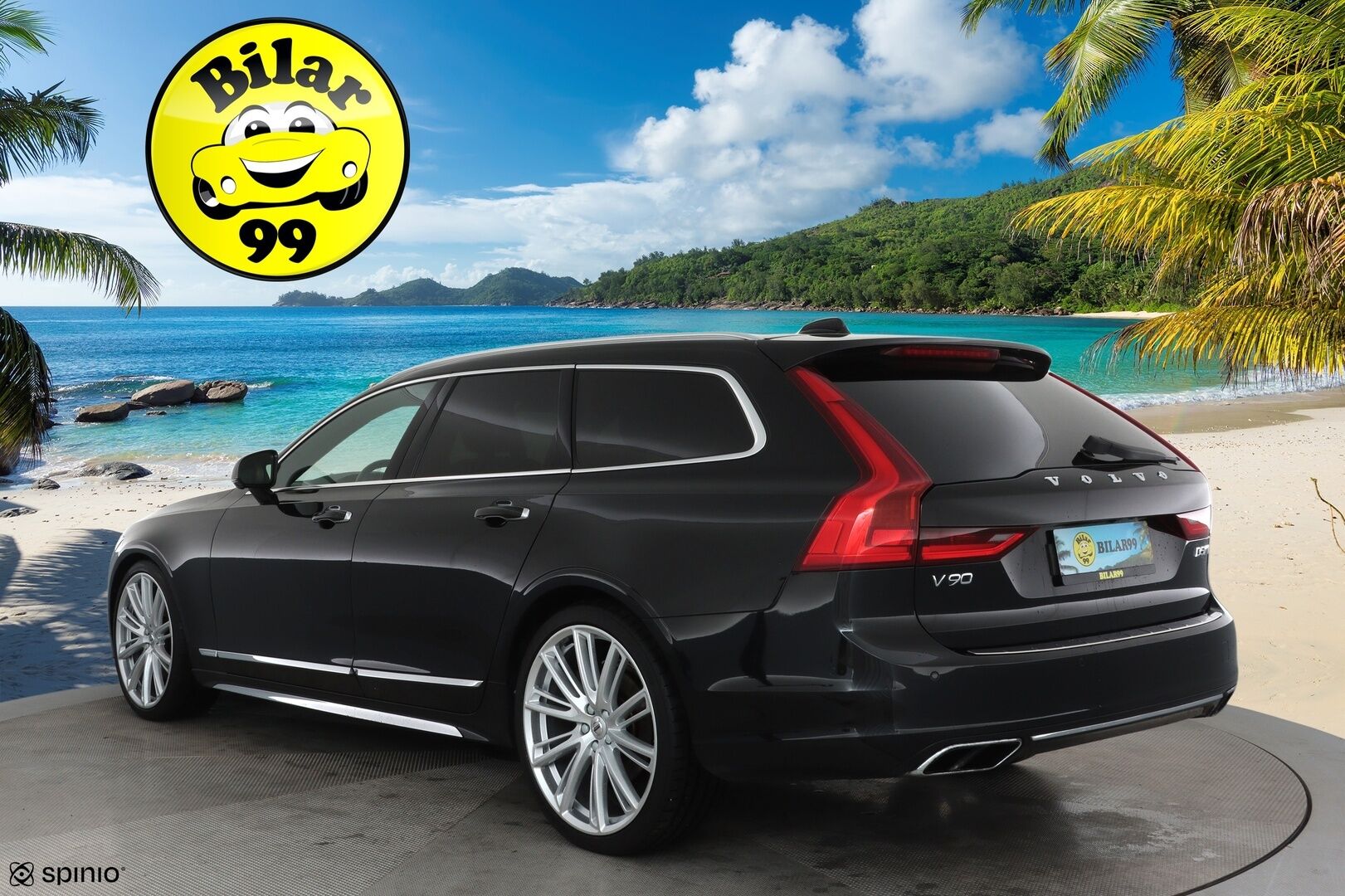 Volvo V90 2017 D5 AWD Inscription aut **Hierovat ja ilmastoidut penkit muistilla / Bowers & Wilkins / 360.kamera / Panorama / Koukku / Ruskeat nahat** - 3,99 % KORKOTARJOUS TÄHÄN AUTOON - KeylessGo / BLIS / Full LED / HUD