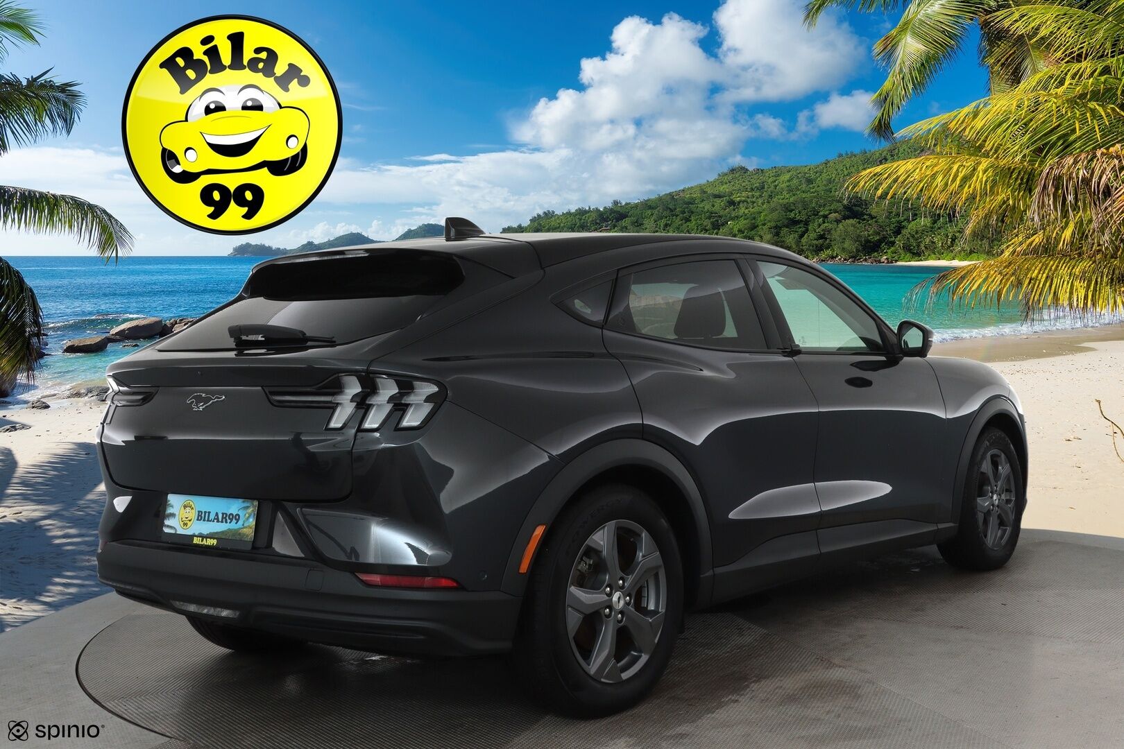 FORD MUSTANG MACH-E 2022 269hv RWD 5-ovinen **Koukku / Adapt.Vakkkari / Bang&Olufsen / Lasikatto / Muistipenkki / LED-valot /  Navi / Keyless** - 2x Latauskaapelit / Kahdet Renkaat