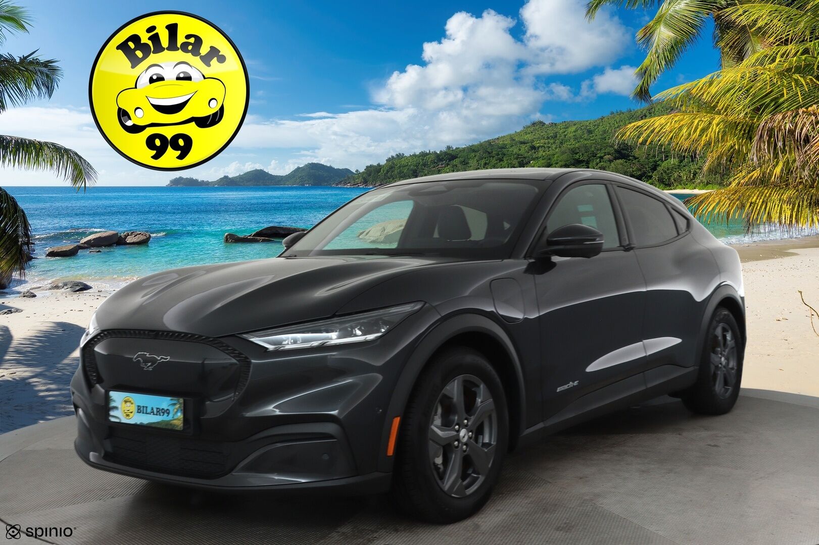 FORD MUSTANG MACH-E 2022 269hv RWD 5-ovinen **Koukku / Adapt.Vakkkari / Bang&Olufsen / Lasikatto / Muistipenkki / LED-valot /  Navi / Keyless** - 2x Latauskaapelit / Kahdet Renkaat