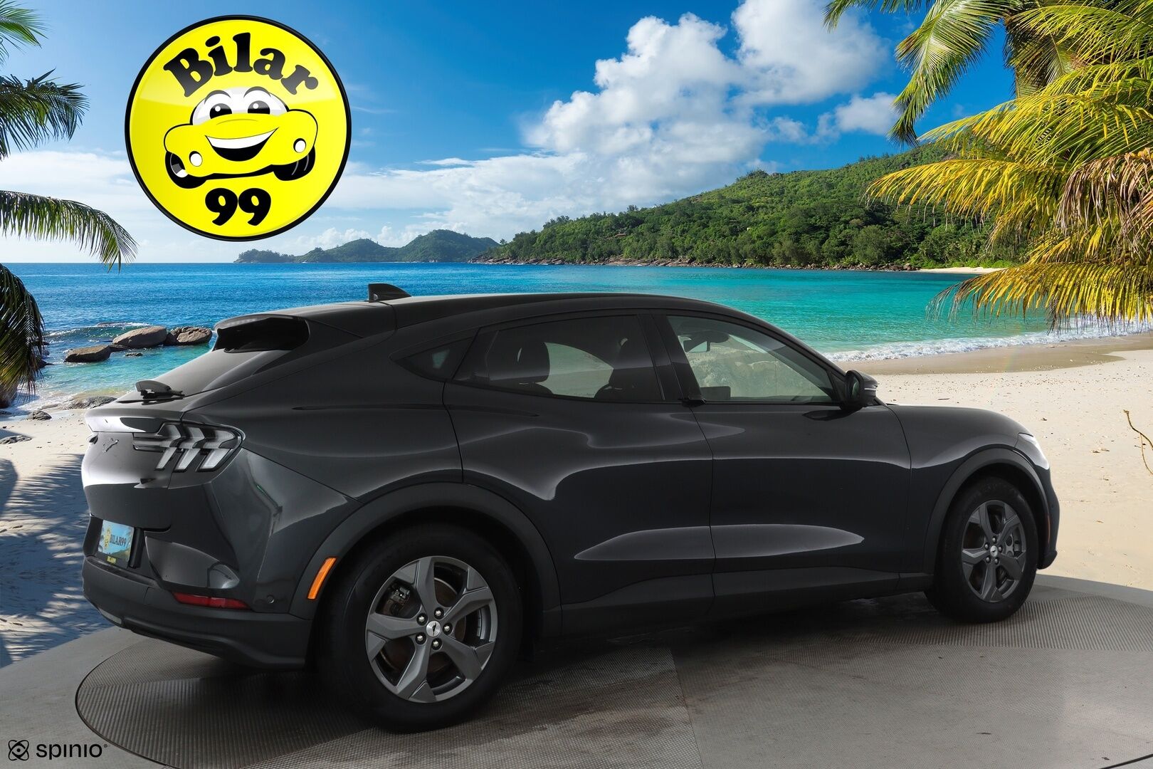FORD MUSTANG MACH-E 2022 269hv RWD 5-ovinen **Koukku / Adapt.Vakkkari / Bang&Olufsen / Lasikatto / Muistipenkki / LED-valot /  Navi / Keyless** - 2x Latauskaapelit / Kahdet Renkaat