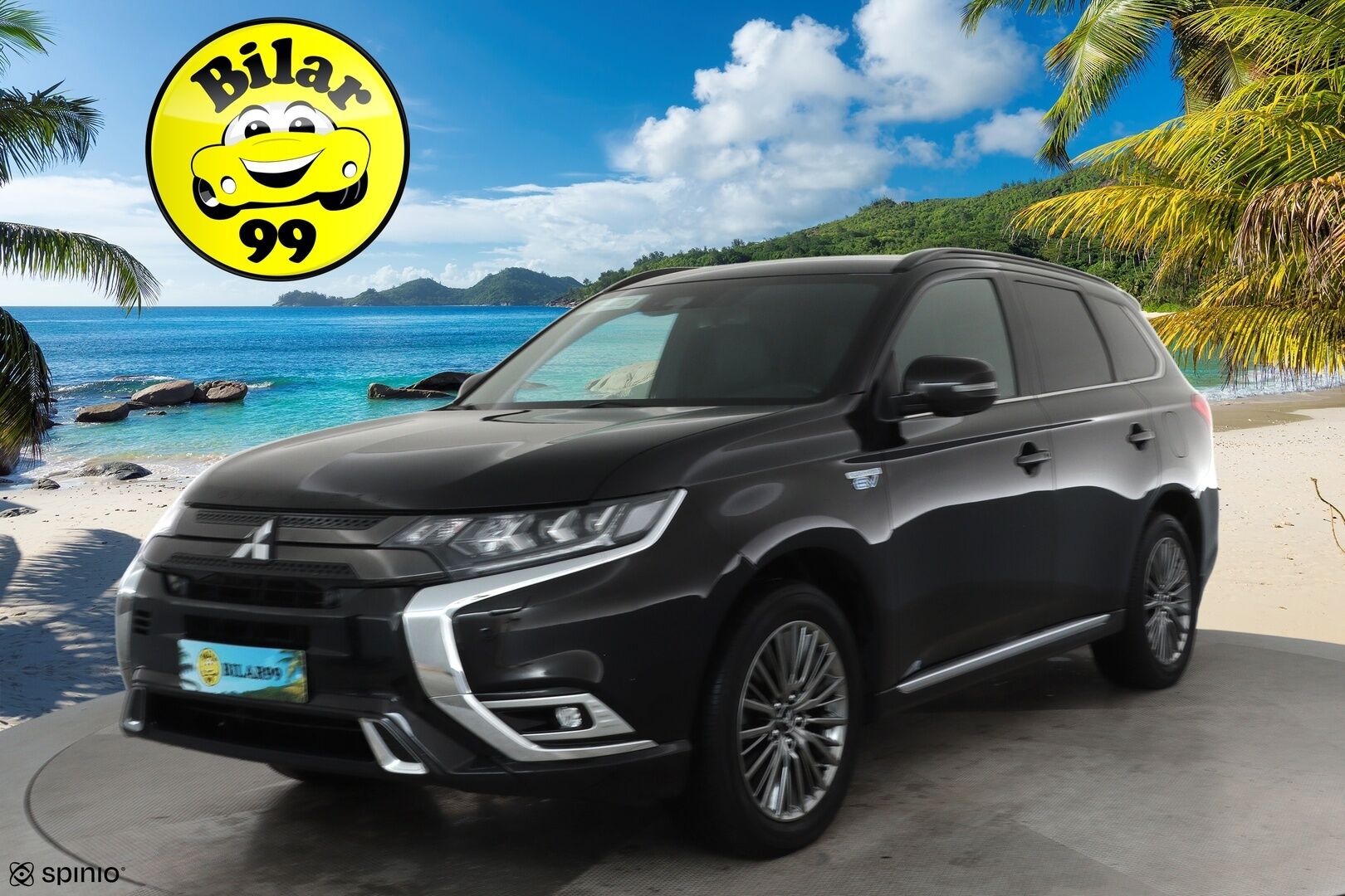 MITSUBISHI OUTLANDER PHEV 2019 S-Edition 5P **Adapt.vakkari / 360.kamera / Koukku / KeylessGo / Lämmitettävä tuulilasi** - Kahdet renkaat aluvanteilla / Merkkihuollettu