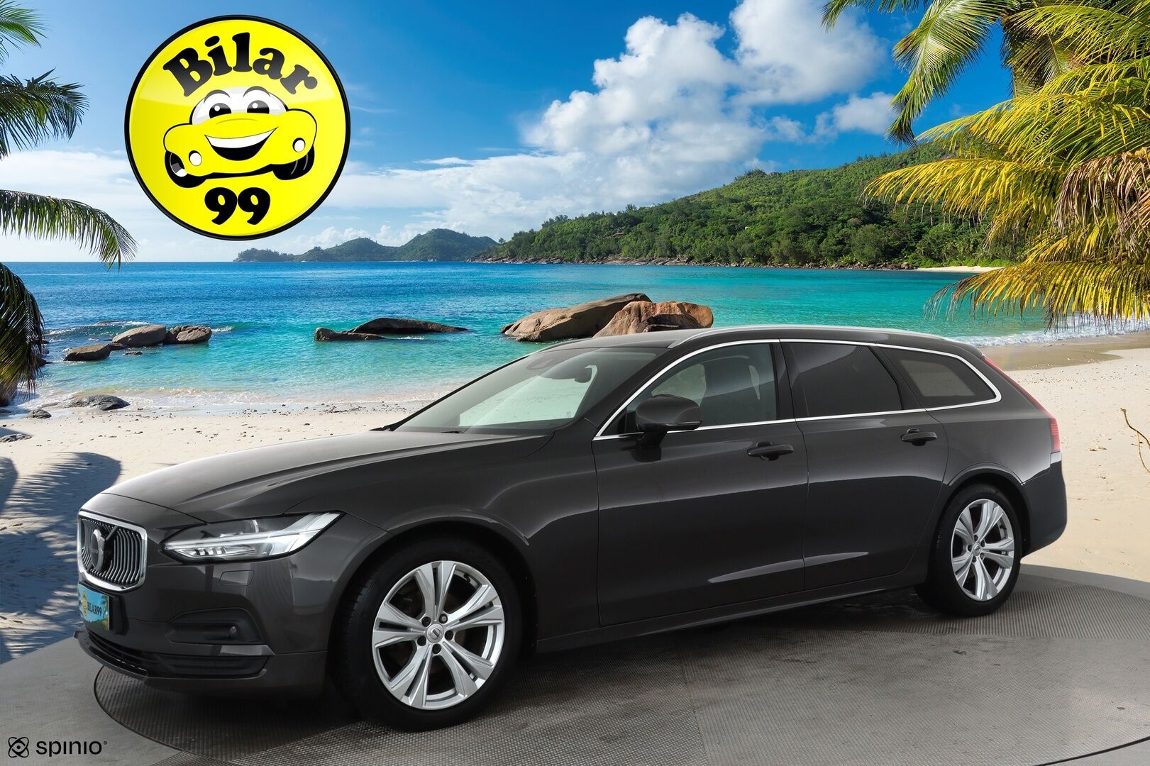 Volvo V90 2021 D4 AWD Momentum Aut. **Webasto / Adapt.Vakkari / LED-valot / P.Kamera / Navi / Kaistavahti / KeylessGO** - 3,99 % KORKOTARJOUS TÄHÄN AUTOON - Kahdet Renkaat