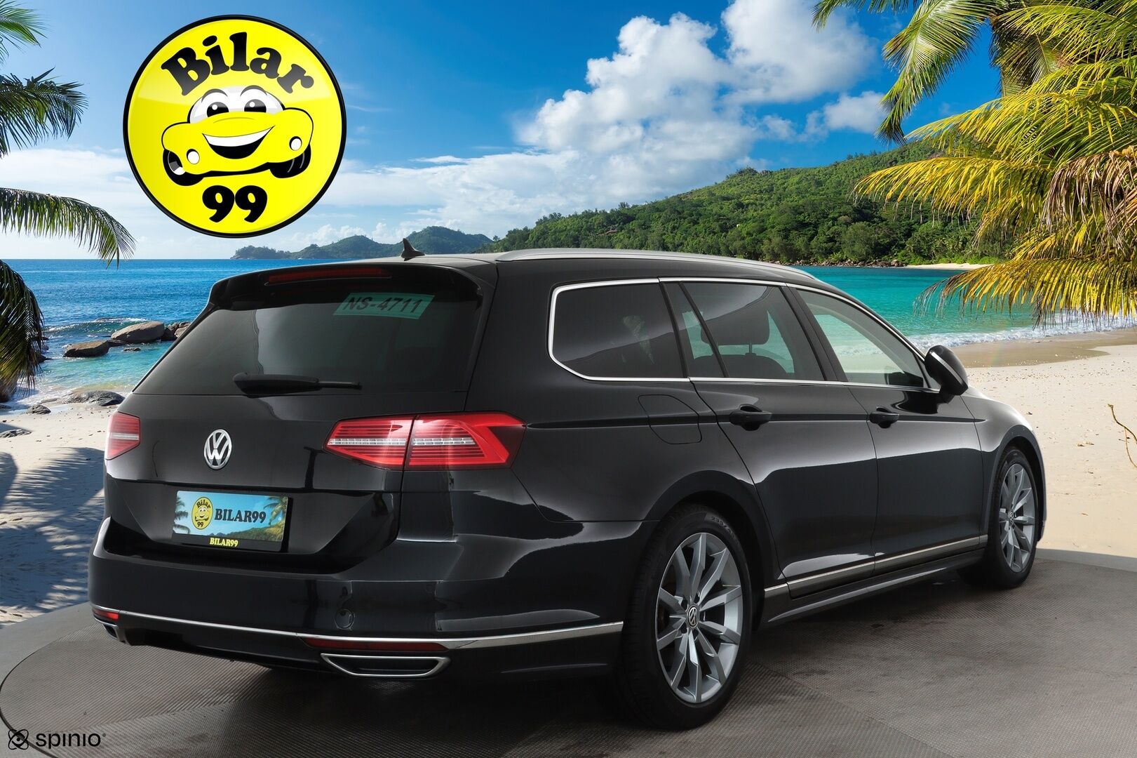 VOLKSWAGEN PASSAT 2019 2.0 TDi 190 4Motion R-Line **Adapt.vakkari / Webasto / P.kamera / KeylessGo / Sporttipenkit / Digimittaristo** - Kahdet renkaat aluvanteilla / Mustat nahat / Ratinlämmitin / Penkinlämmittimet takana 