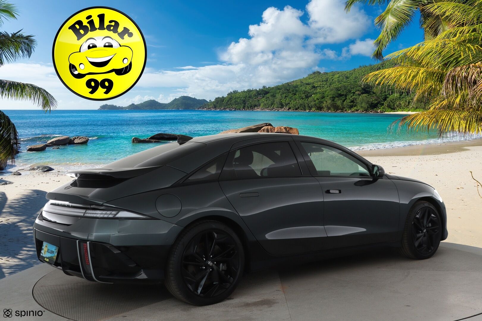 HYUNDAI IONIQ 6 2023 AWD First Edition 77 kWh 325 hv **Lasikatto / Bose / 360.kamera / Adapt.vakkari / Muistipenkki / Puolinahat / P.kamera** - 3,99 % KORKOTARJOUS TÄHÄN AUTOON - Akku kuntotarkastettu / Merkkihuollettu