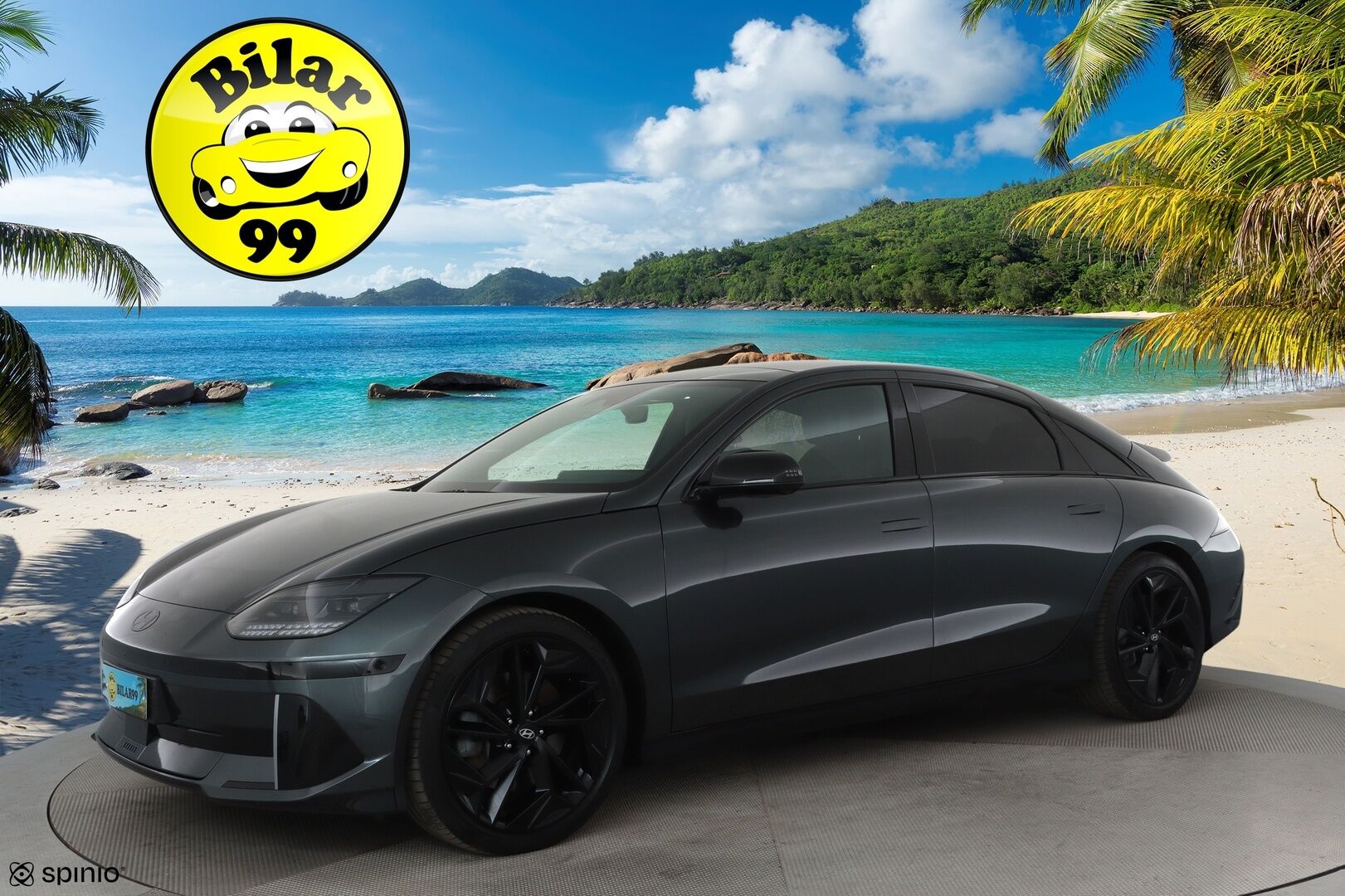HYUNDAI IONIQ 6 2023 AWD First Edition 77 kWh 325 hv **Lasikatto / Bose / 360.kamera / Adapt.vakkari / Muistipenkki / Puolinahat / P.kamera** - 3,99 % KORKOTARJOUS TÄHÄN AUTOON - Akku kuntotarkastettu / Merkkihuollettu