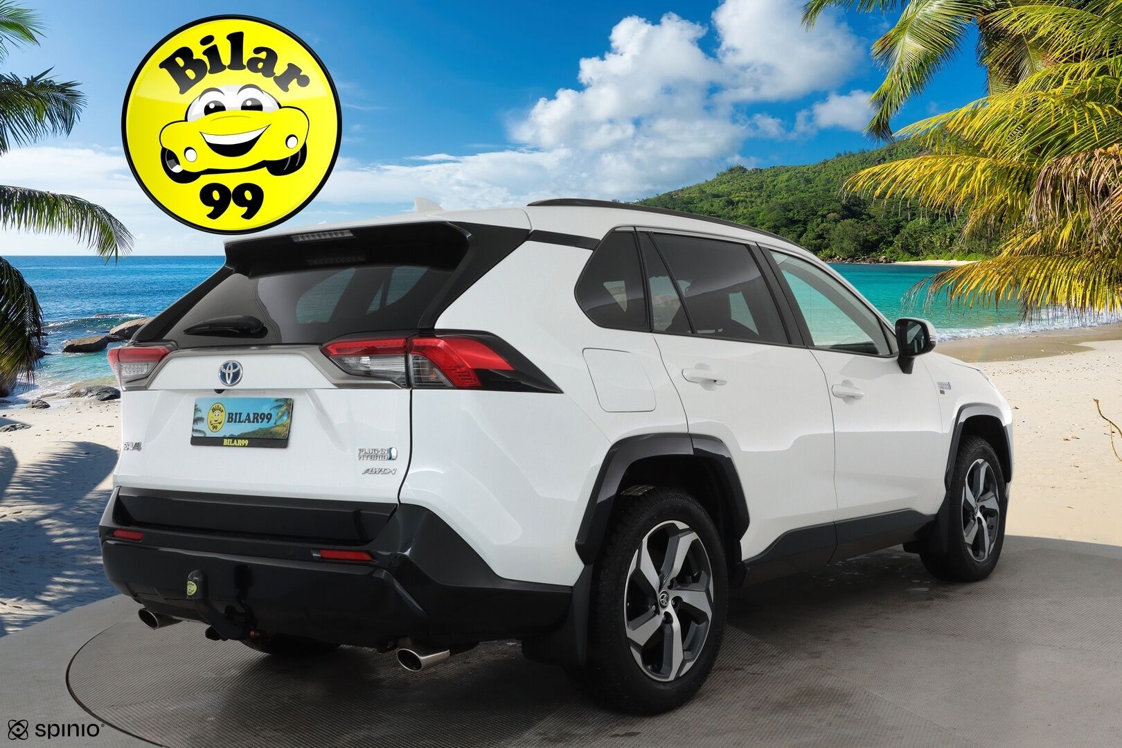 TOYOTA RAV4 PLUG-IN 2021 Hybrid 2,5 AWD-i Style *'Webasto / Adapt.vakkari / Koukku / P.kamera / KeylessGo / Puolinahat** - 3,99 % KORKOTARJOUS TÄHÄN AUTOON - Kahdet renkaat aluilla / Puolinahka / Sähköinen kuskinpenkki 