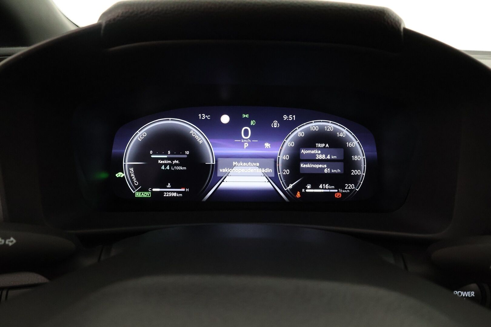 TOYOTA C-HR 2024 1,8 Hybrid **Adapt.Vakkari / LED-valot / P.Kamera / Kaistavahti / Digimittaristo / KeylessGO** - 3,99 % KORKOTARJOUS TÄHÄN AUTOON - Kahdet Renkaat
