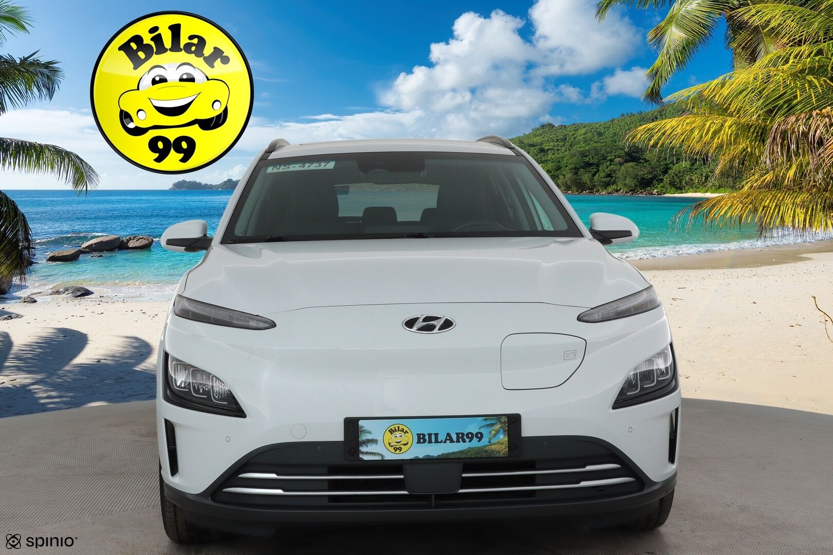 HYUNDAI KONA 2021 electric 64 kWh 204 hv Style **Lämpöpumppu / Adapt.vakkari / Kattoluukku / Ilmastoidut penkit / P.kamera / Apple&Android** - Merkkihuollettu / Kahdet renkaat vanteilla
